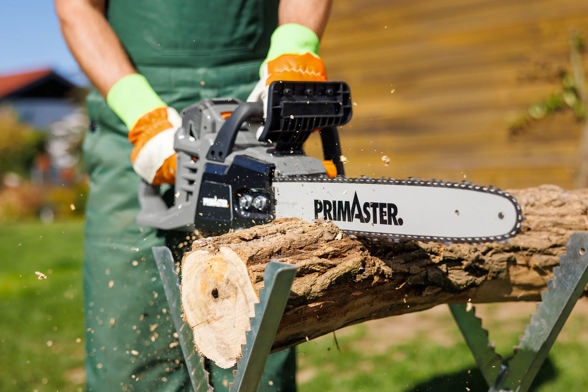 Primaster Akku-Kettensäge PAKS 40V inkl. 2 Ketten Schwertlänge 40,5 cm  Primaster Akku-Kettensäge PAKS 40V inkl. 2 Ketten Schwertlänge 40,5 cm