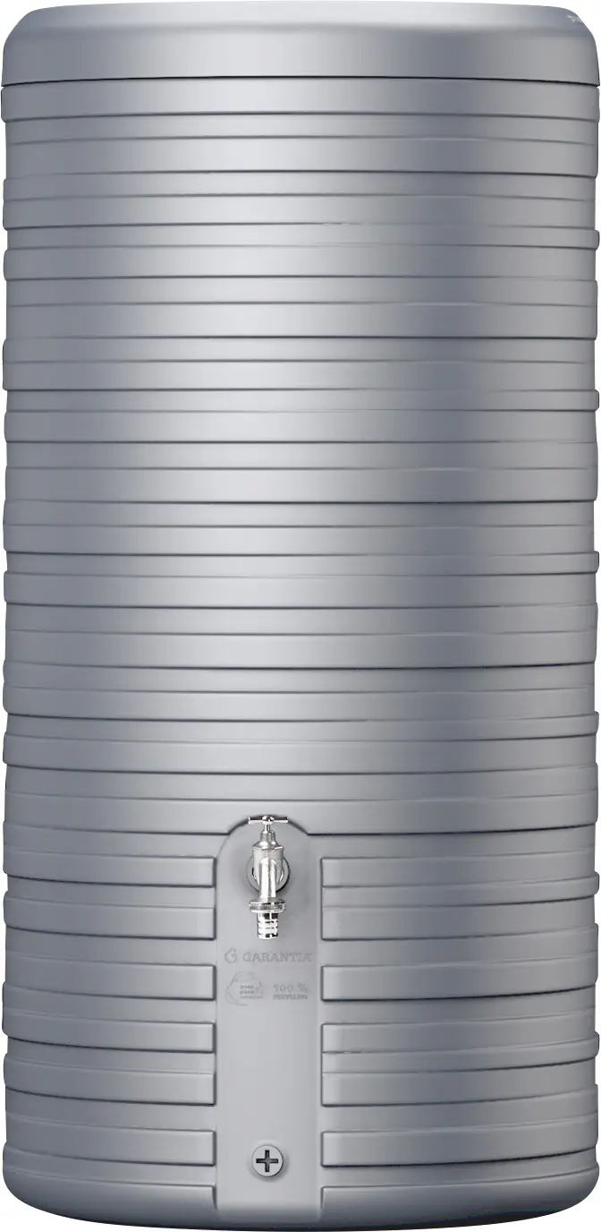 Garantia Regenspeicher Nordic 2in1 300 L steingrau mit Pflanzschale