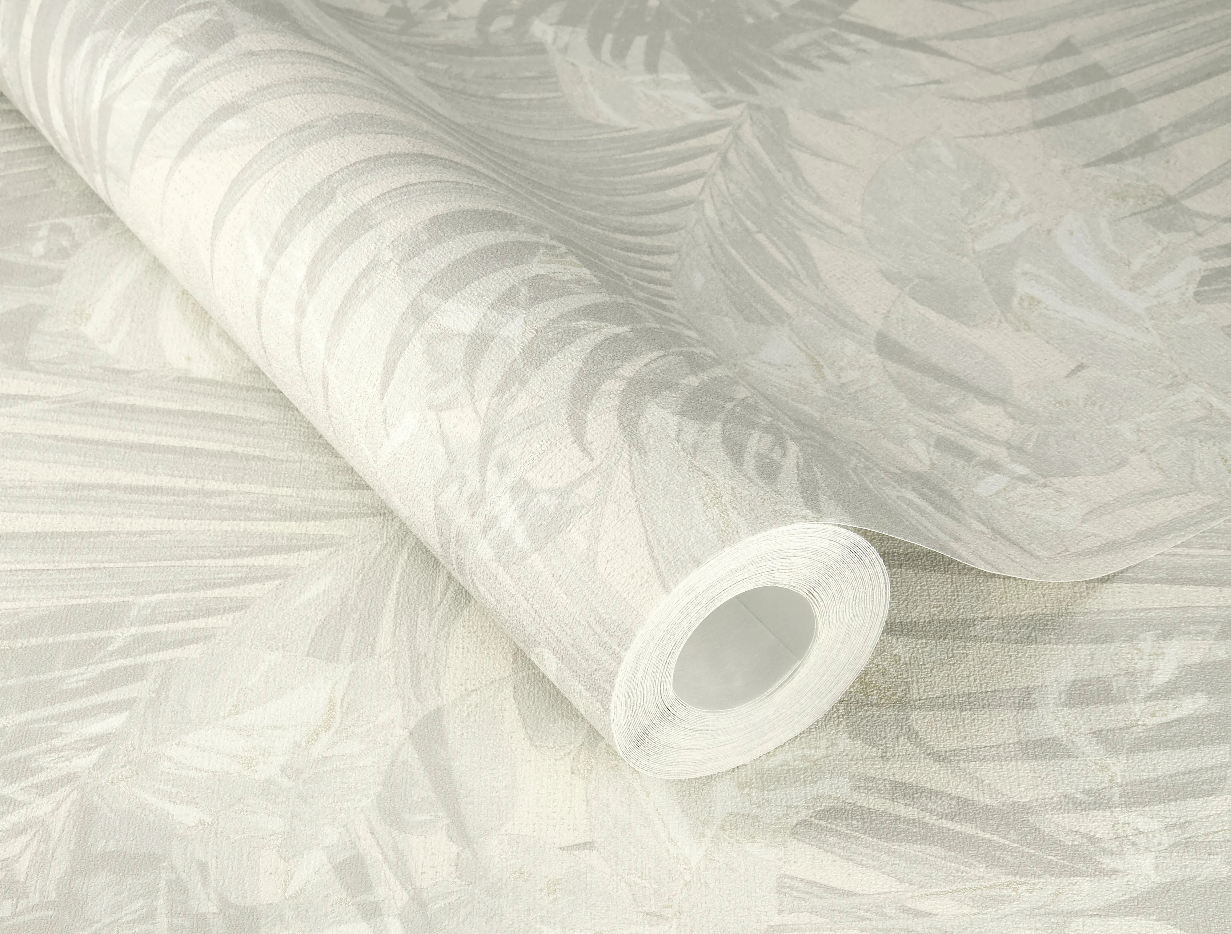 Schöner Wohnen Vliestapete Schattenblatt beige salbei 10,05 x 0,53 m