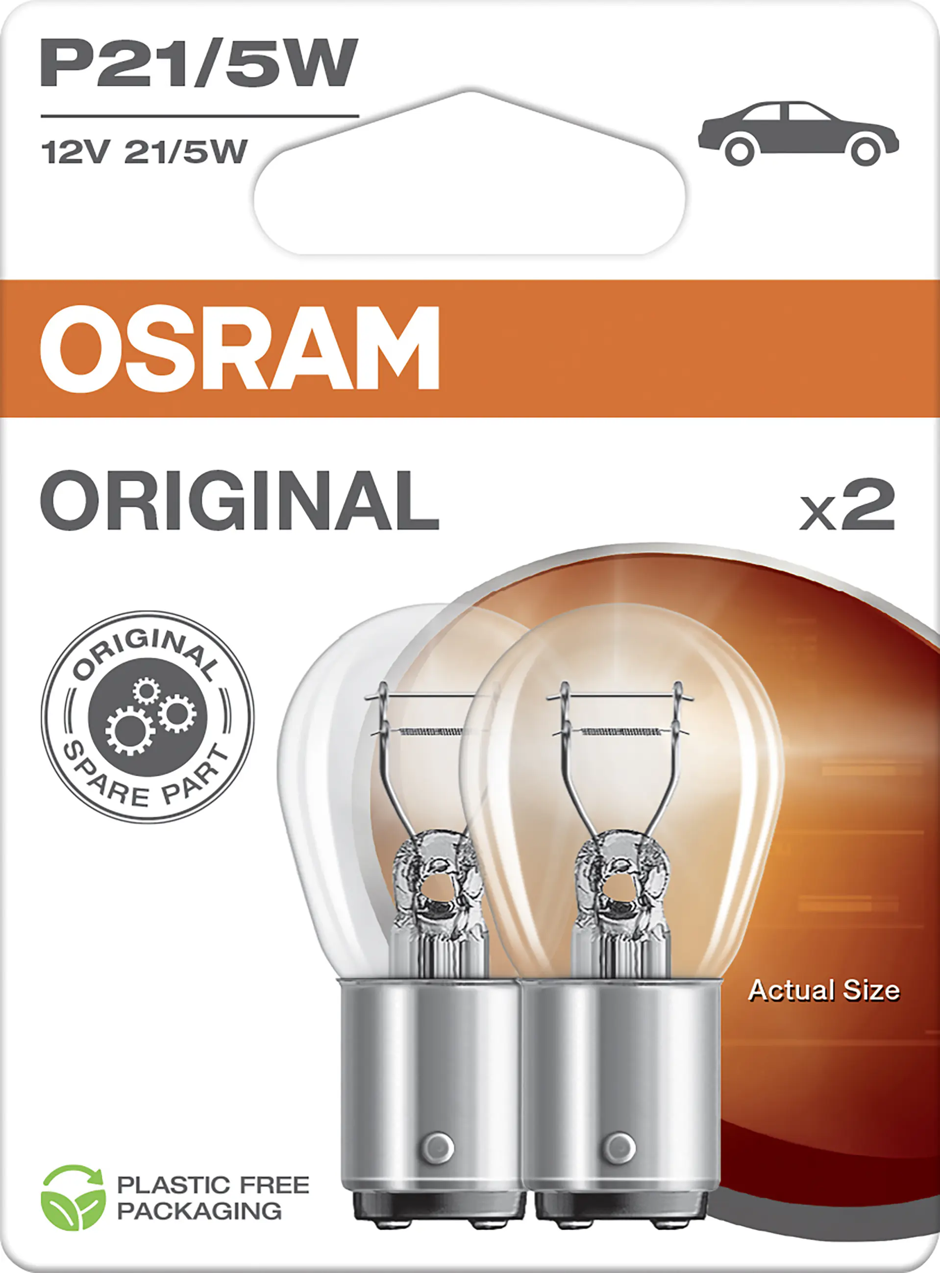 Osram Signallampe P21/5W Original 2.0 2 Stück Osram Signallampe P21/5W Original 2.0 2 Stück