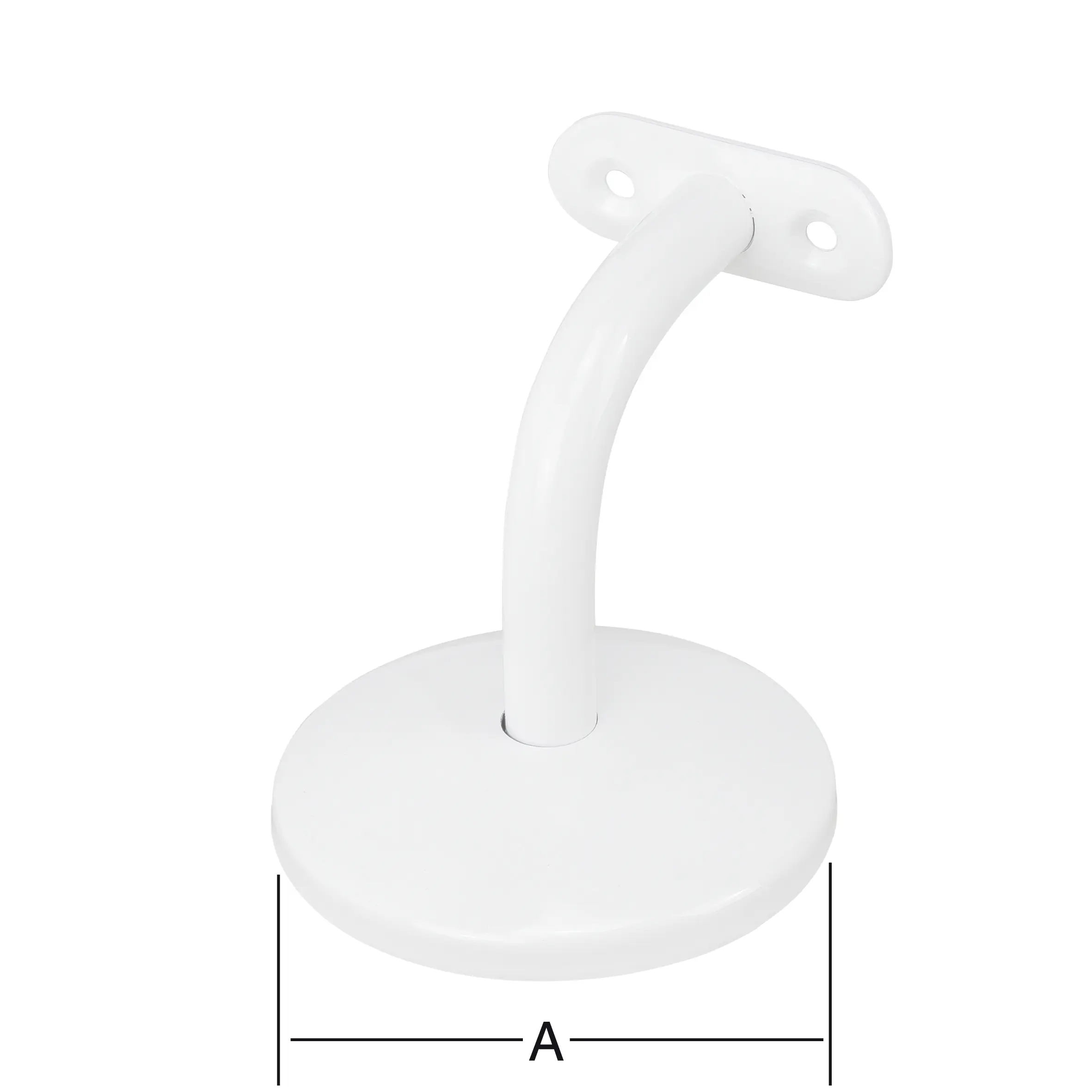 Vormann Handlaufstützen weiß Ø 75 mm