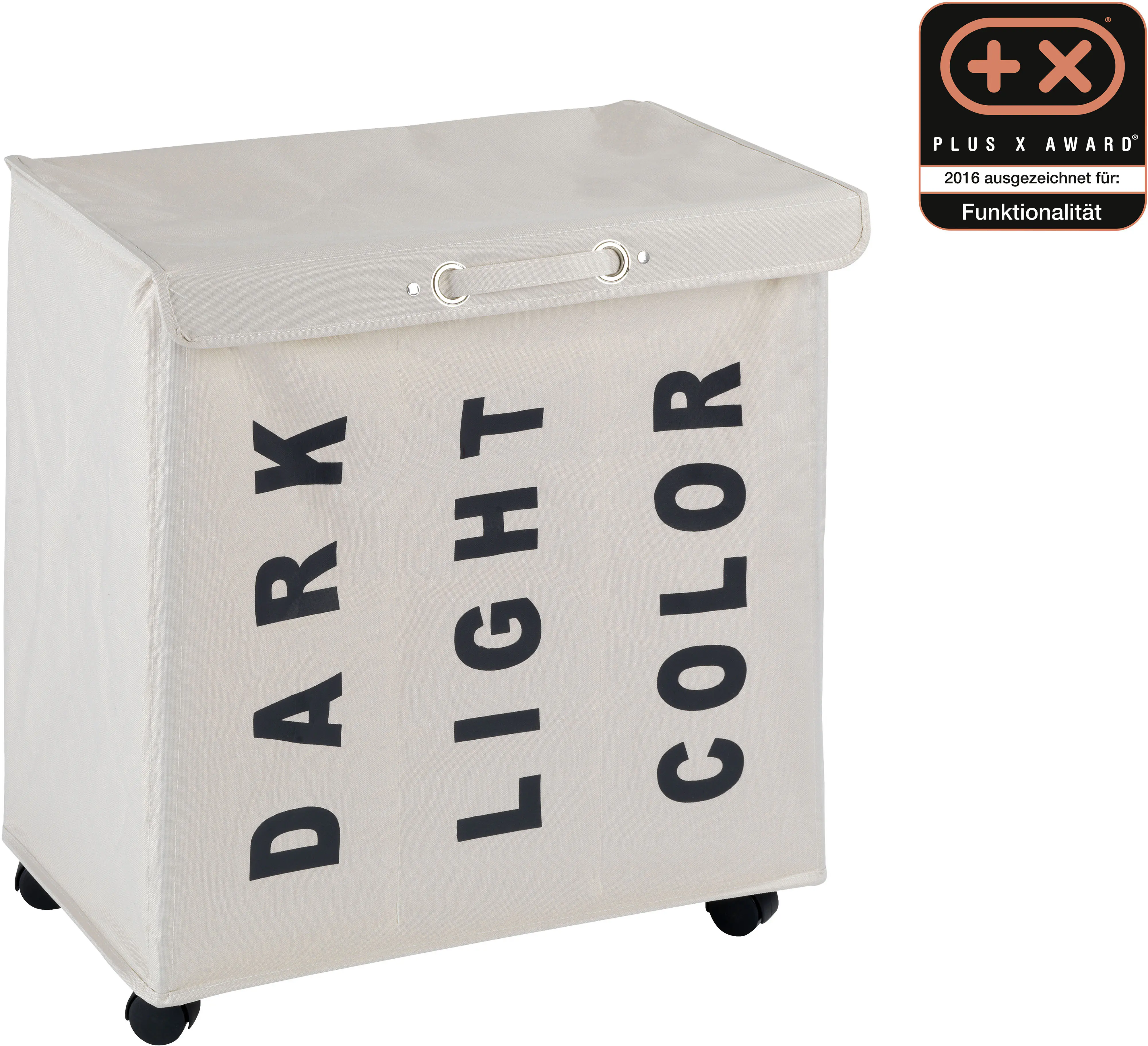 Wenko Wäschesammler Trivo 116 L, beige