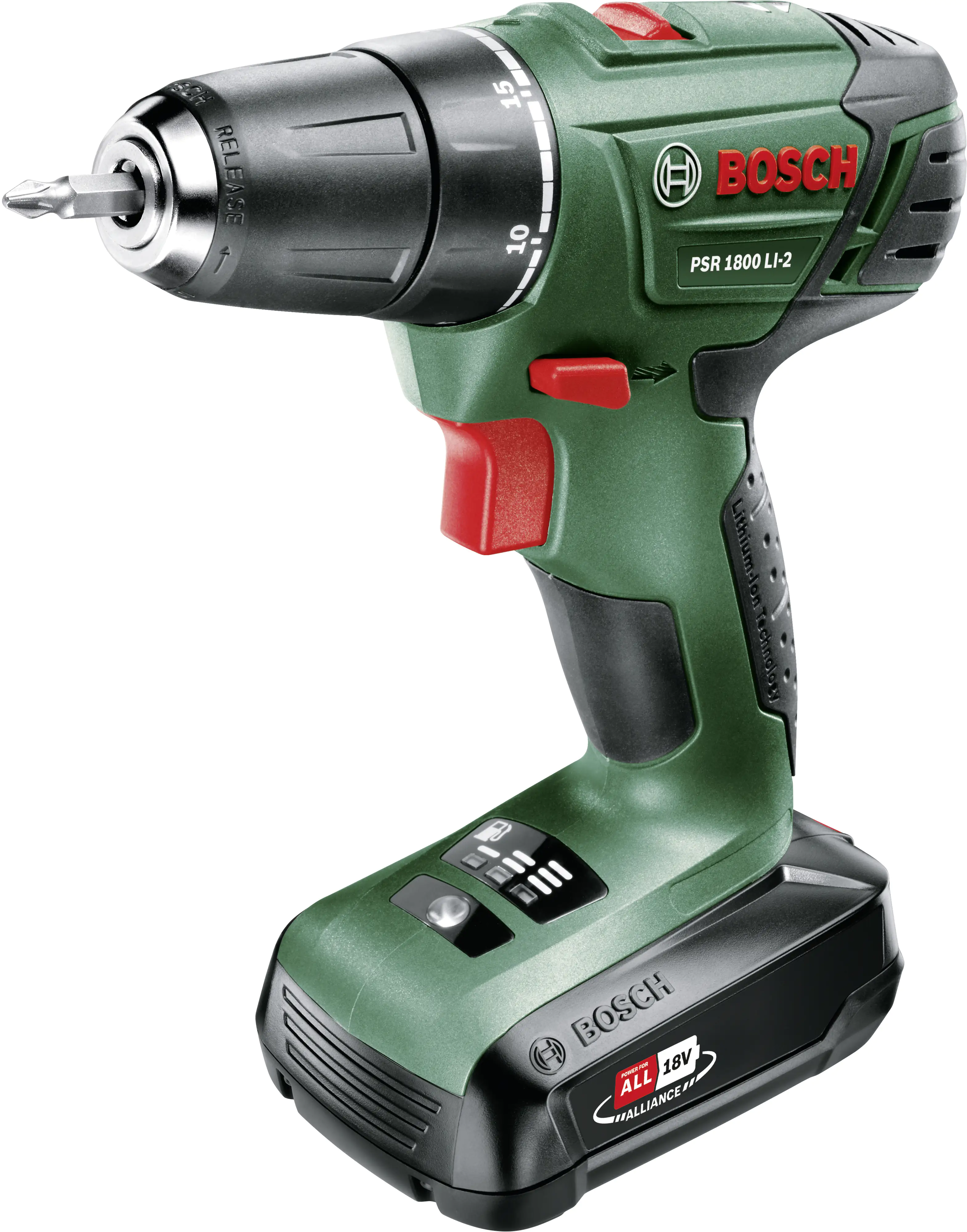 Bosch Akku-Bohrschrauber PSR 1800 LI-2 18 V Solo Bosch Akku-Bohrschrauber PSR 1800 LI-2 18 V Solo