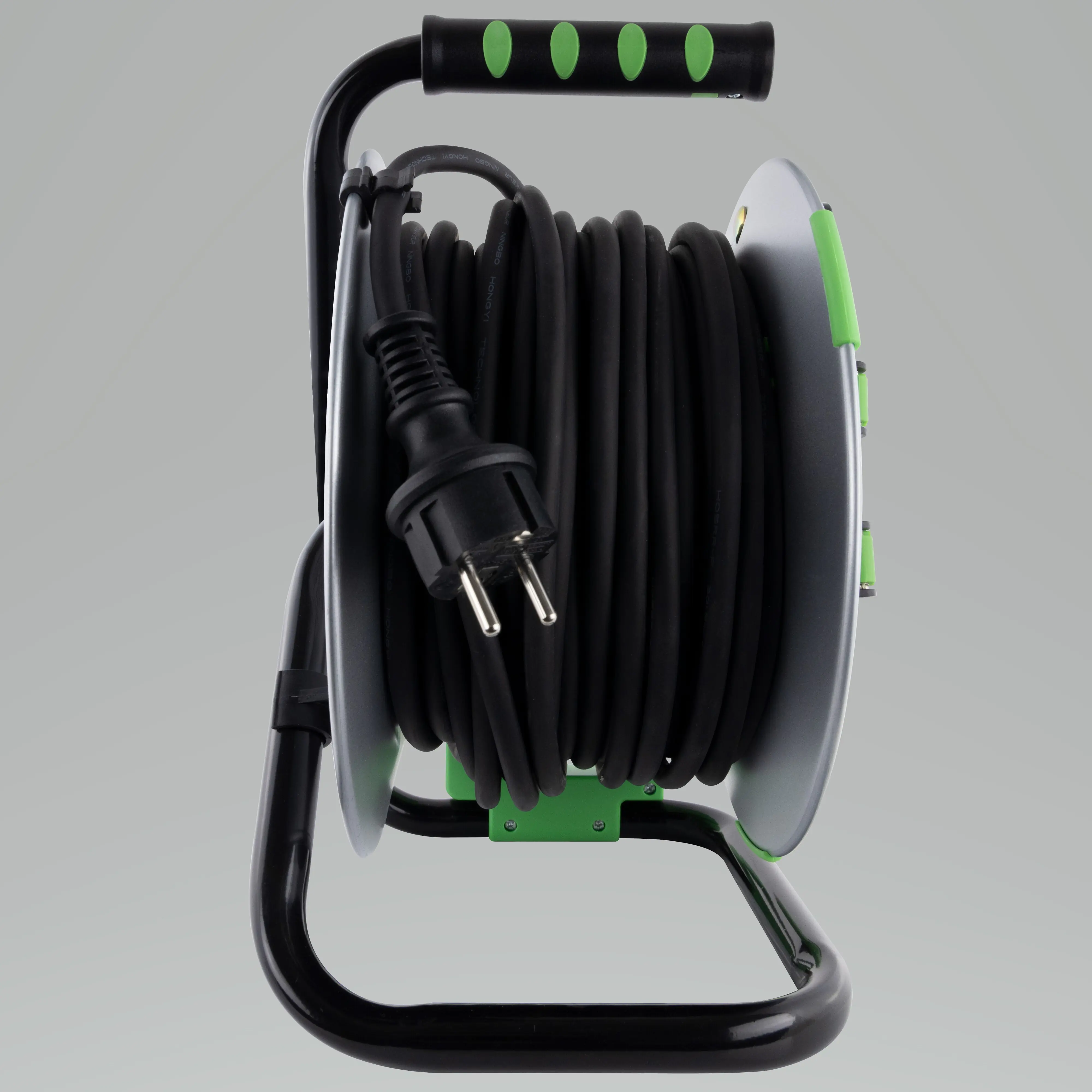 REV Kabeltrommel 25m H0RR-F3G 1,5 mm² Metall schwarz grün REV Kabeltrommel 25m H0RR-F3G 1,5 mm² Metall schwarz grün