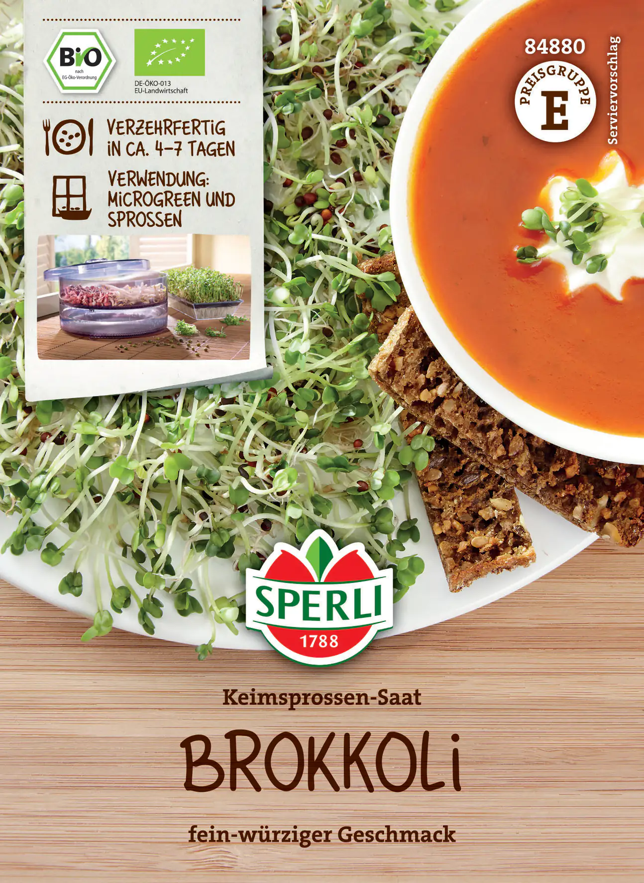 Sperli BIO Keimsprossen-Saat Brokkoli