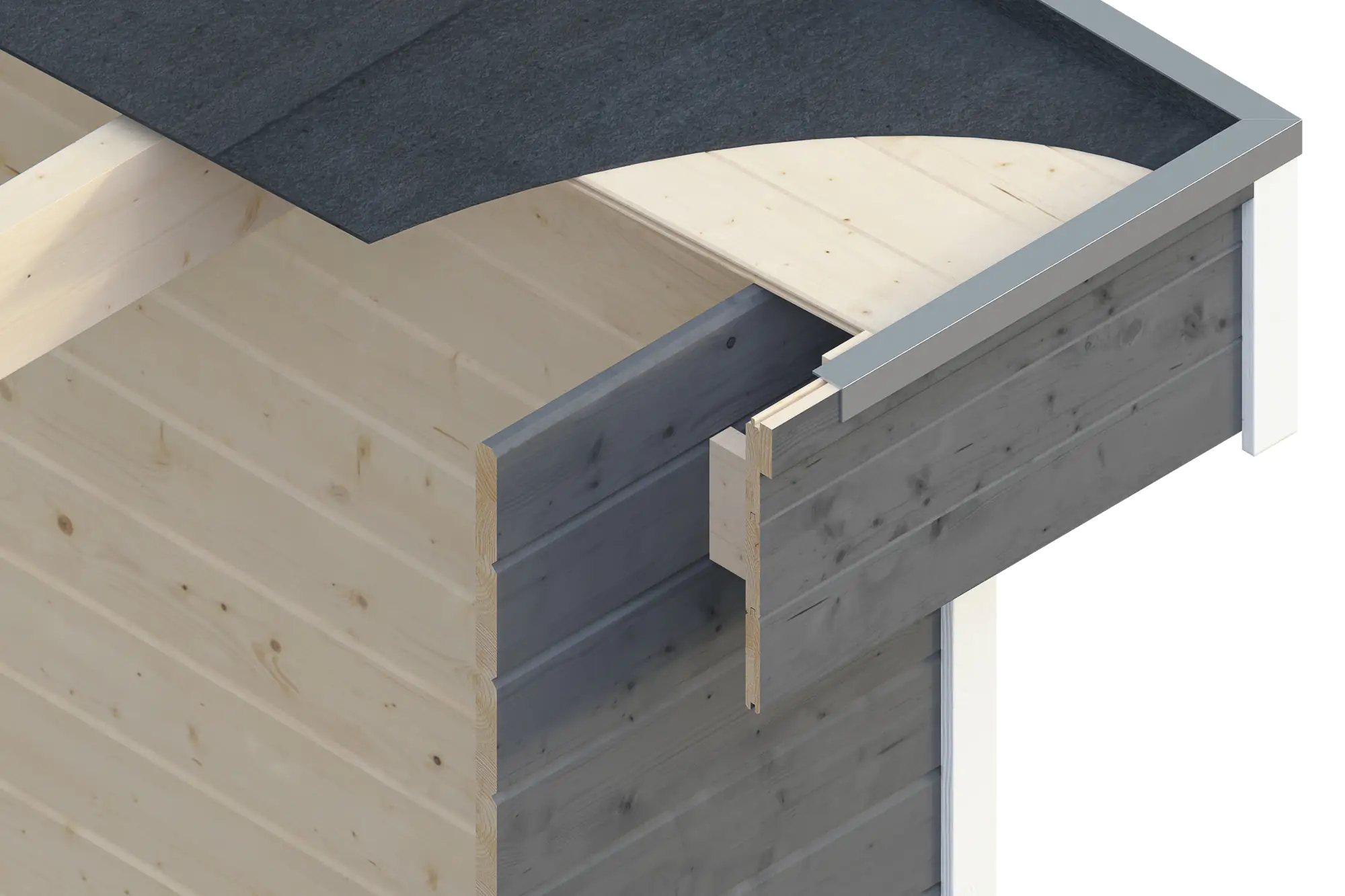 SKAN HOLZ Gartenhaus Venlo 1 250 x 250 cm schiefergrau mit Fußboden SKAN HOLZ Gartenhaus Venlo 1 250 x 250 cm schiefergrau mit Fußboden