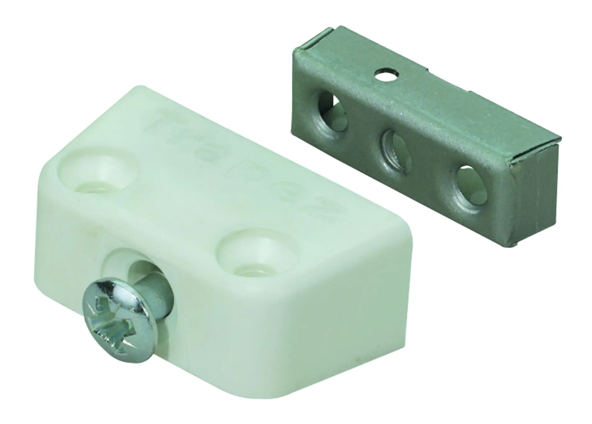 Hettich Verbindungsbeschlag Trapez 15,8 x 40 x 20,5 mm, weiß