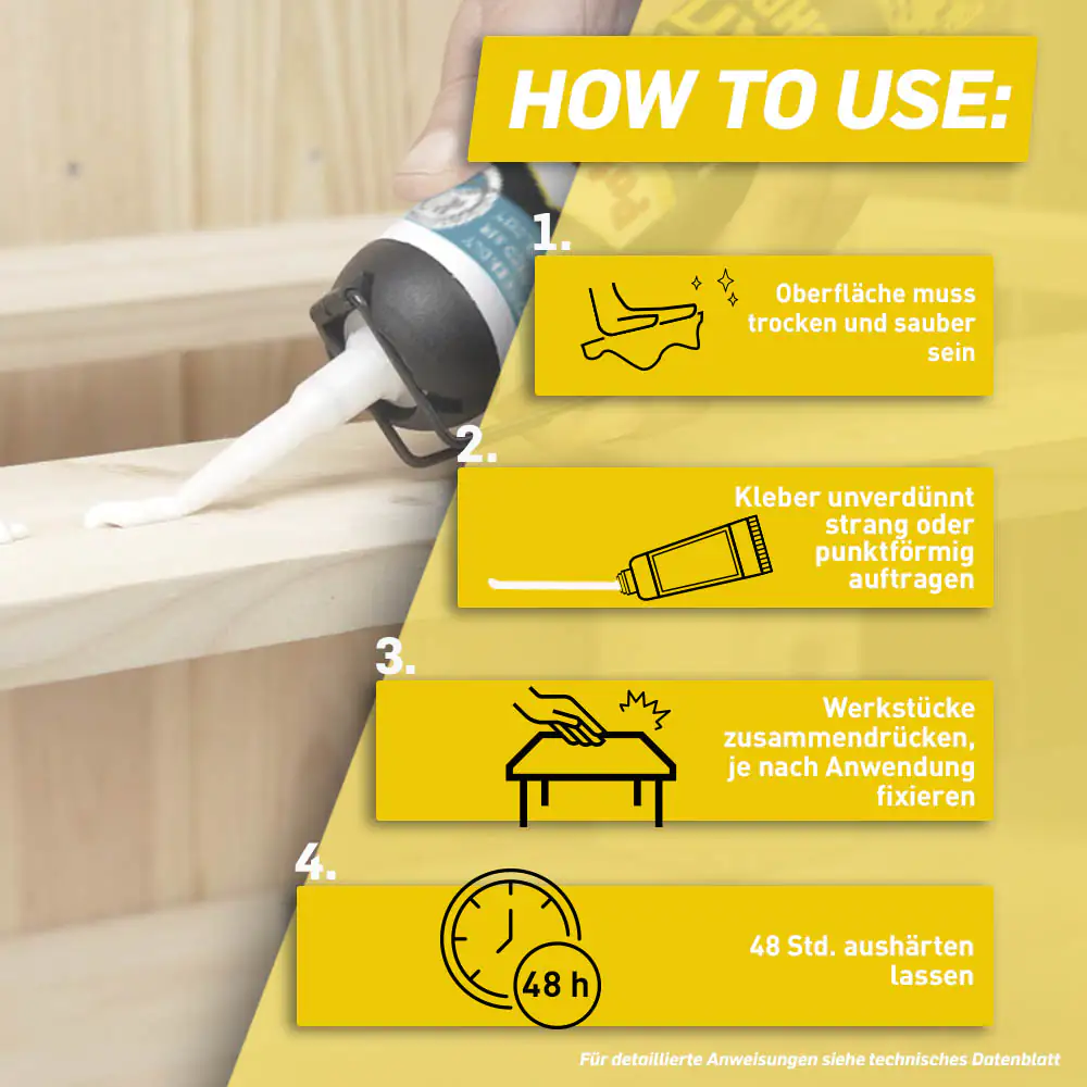 Pattex Kleben statt Bohren Montagekleber 133 g Spender, weiß Pattex Kleben statt Bohren Montagekleber 133 g Spender, weiß