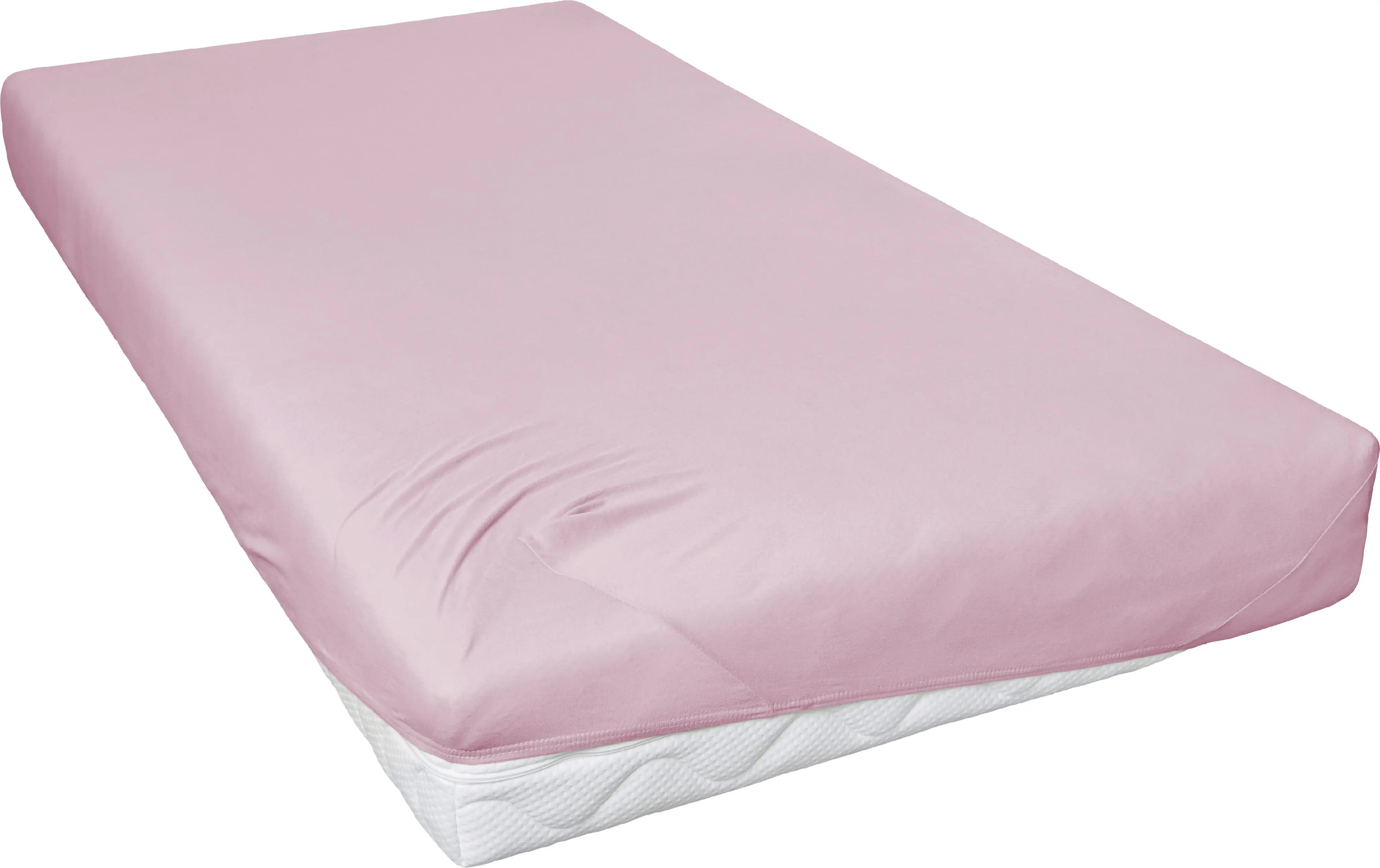 Jersey Spannbettlaken 150 x 200 cm mauve