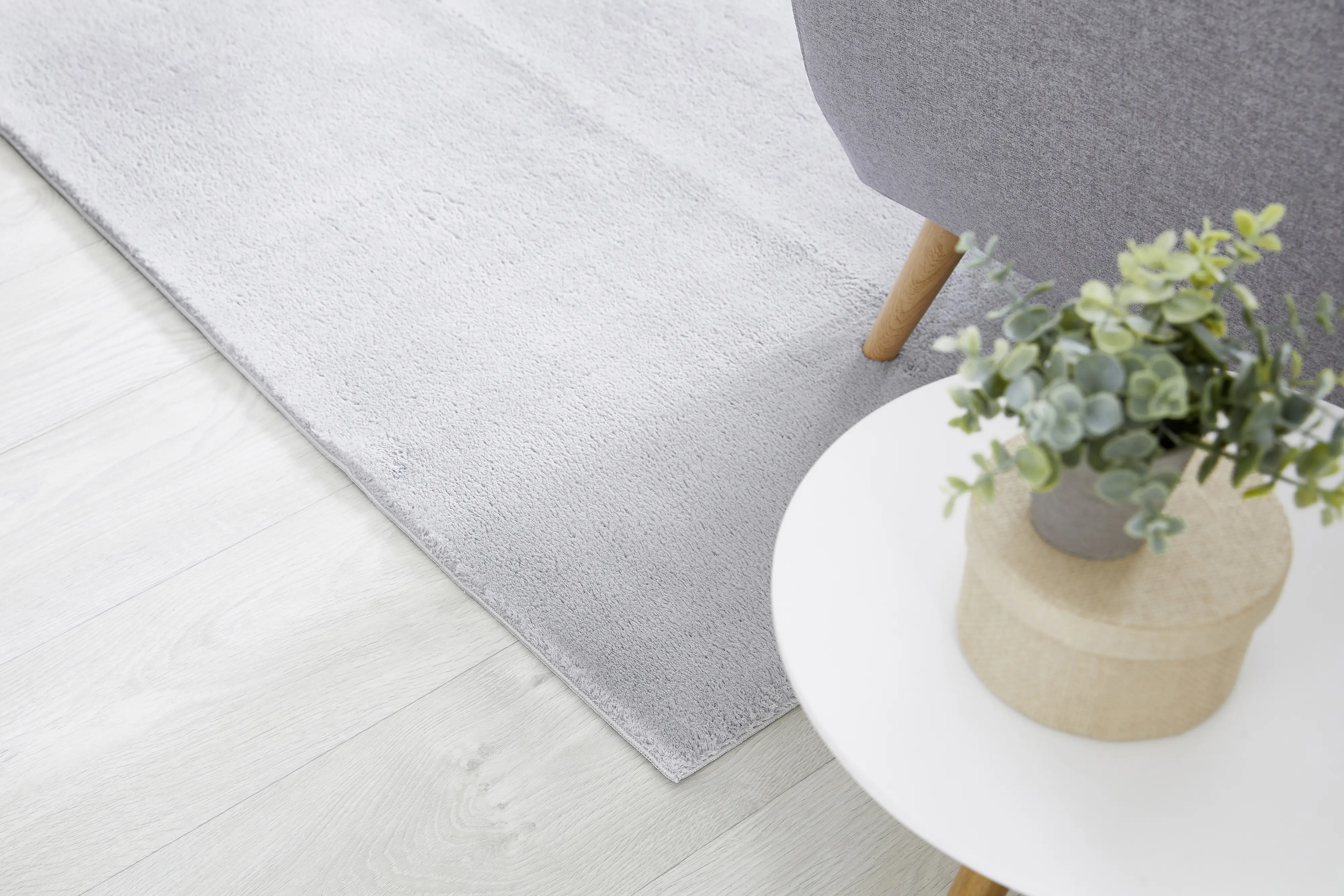 Flachwebteppich Bartolo 160 x 230 cm grau