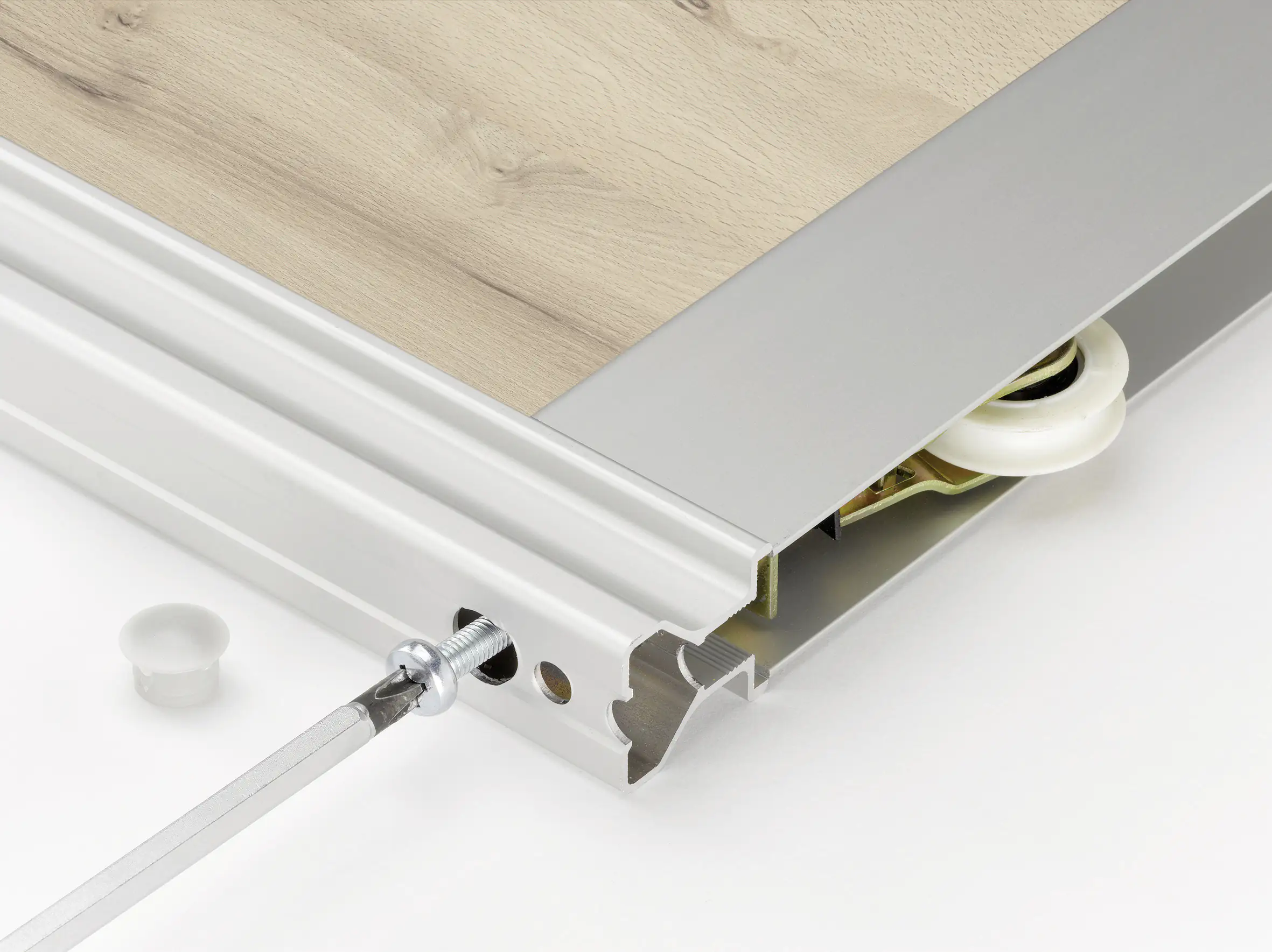 Schiebetür-Baupaket Rapid Buche Naturewood/Ahorn Naturewood