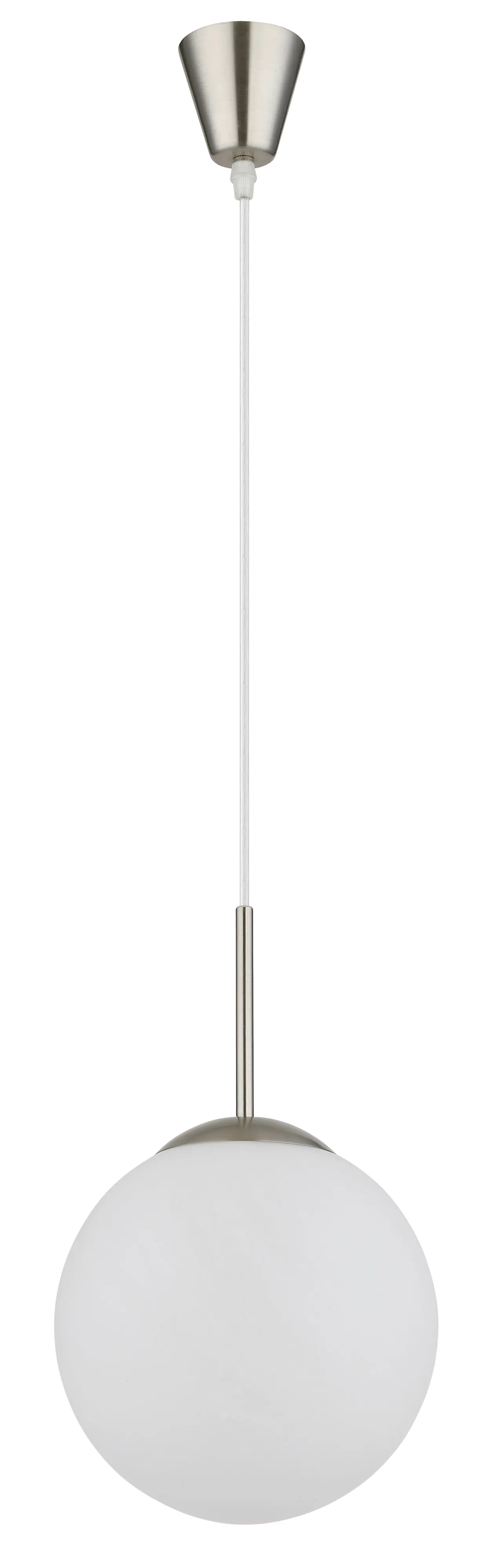 Globo Hängeleuchte Kop Ø 25 x 120 cm nickel matt