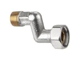 Cornat S-Anschlüsse, 0,5 Zoll, verchromt