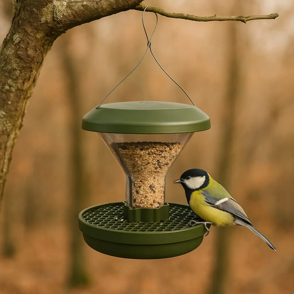 Swissinno Vogelfutterhaus Davos dunkelgrün Swissinno Vogelfutterhaus Davos dunkelgrün