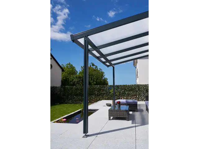 Gutta Doppelstegplatte-Erweiterungsset Zebraplatte 400 x 98 x 1,6 cm weiß inkl. Zubehör