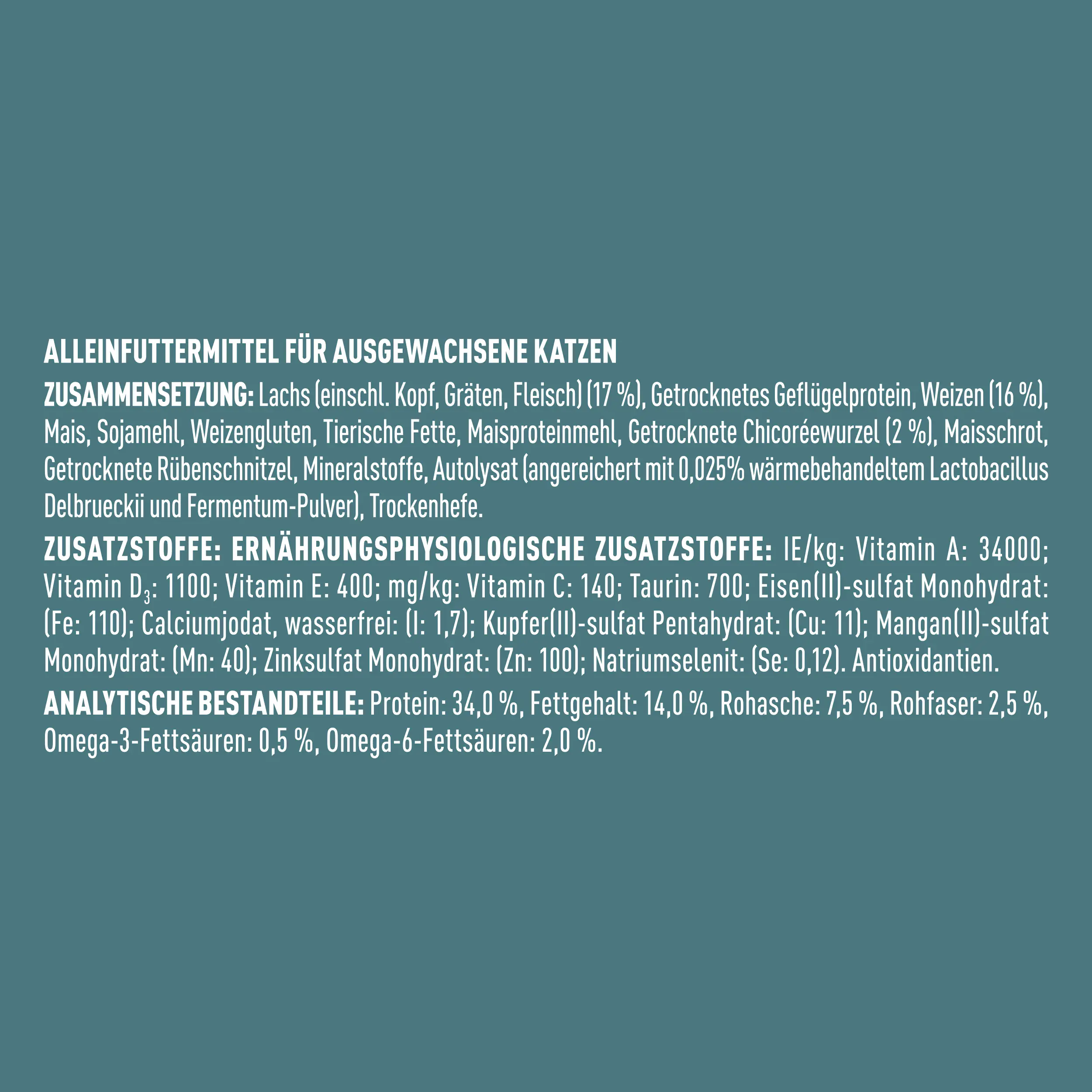 Purina One Katzenfutter Adult reich an Lachs 2,8 kg
