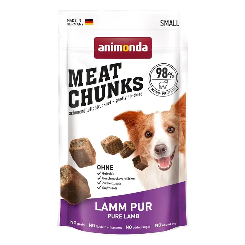 Animonda Meat Chunks Hundesnack Adult Lamm pur 60 g