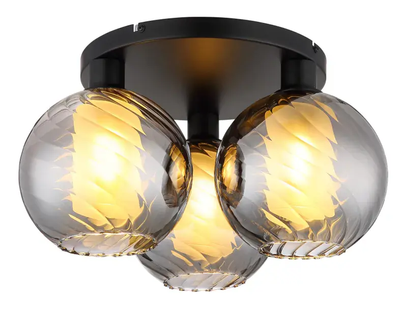 Globo Deckenleuchte Ulf 46 x 25 cm (Ø x H) schwarz matt