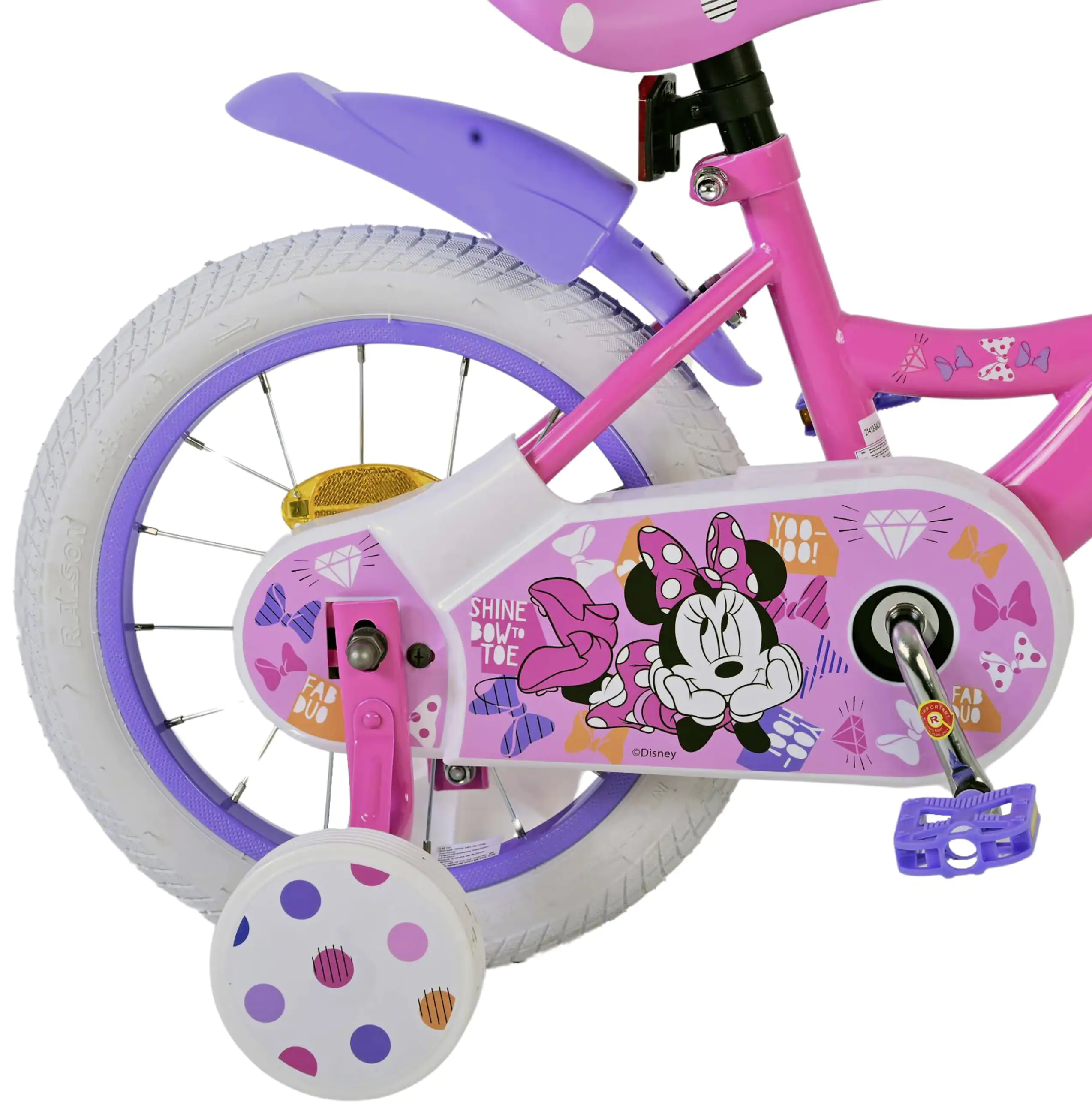 Disney Kinderfahrrad Minnie Cutest Ever 14 Zoll pink