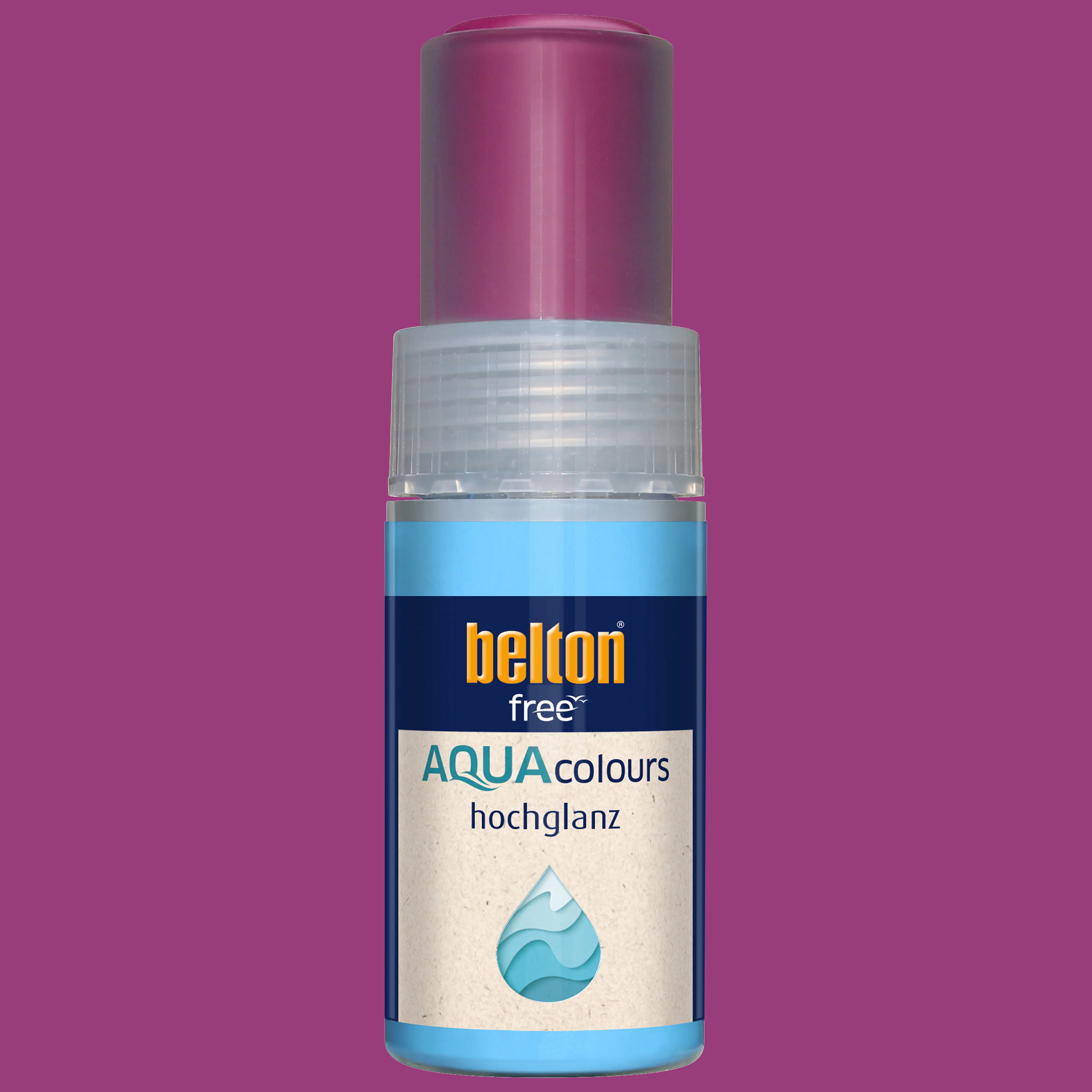 belton free Lackstift AQUAcolours 9 ml verkehrspurpur hochglanz