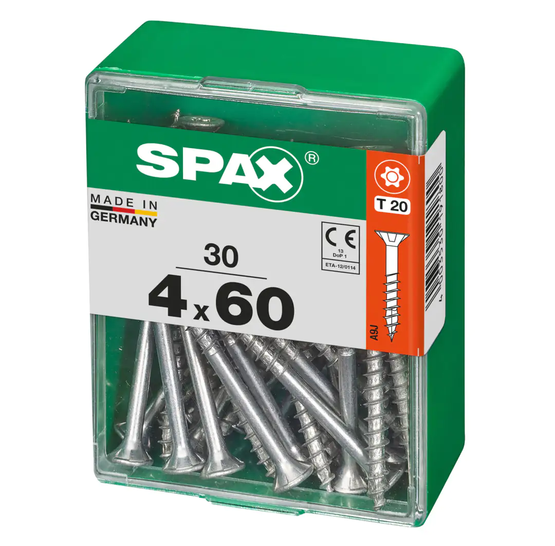 Spax Universalschrauben 4.0 x 60 mm TX 20 - 30 Stk.