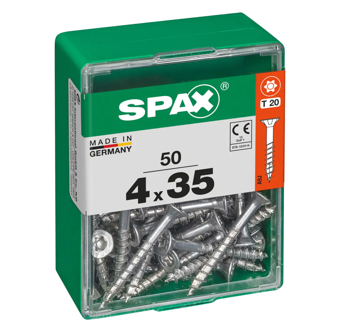Spax Universalschrauben 4.0 x 35 mm TX 20 - 50 Stk.