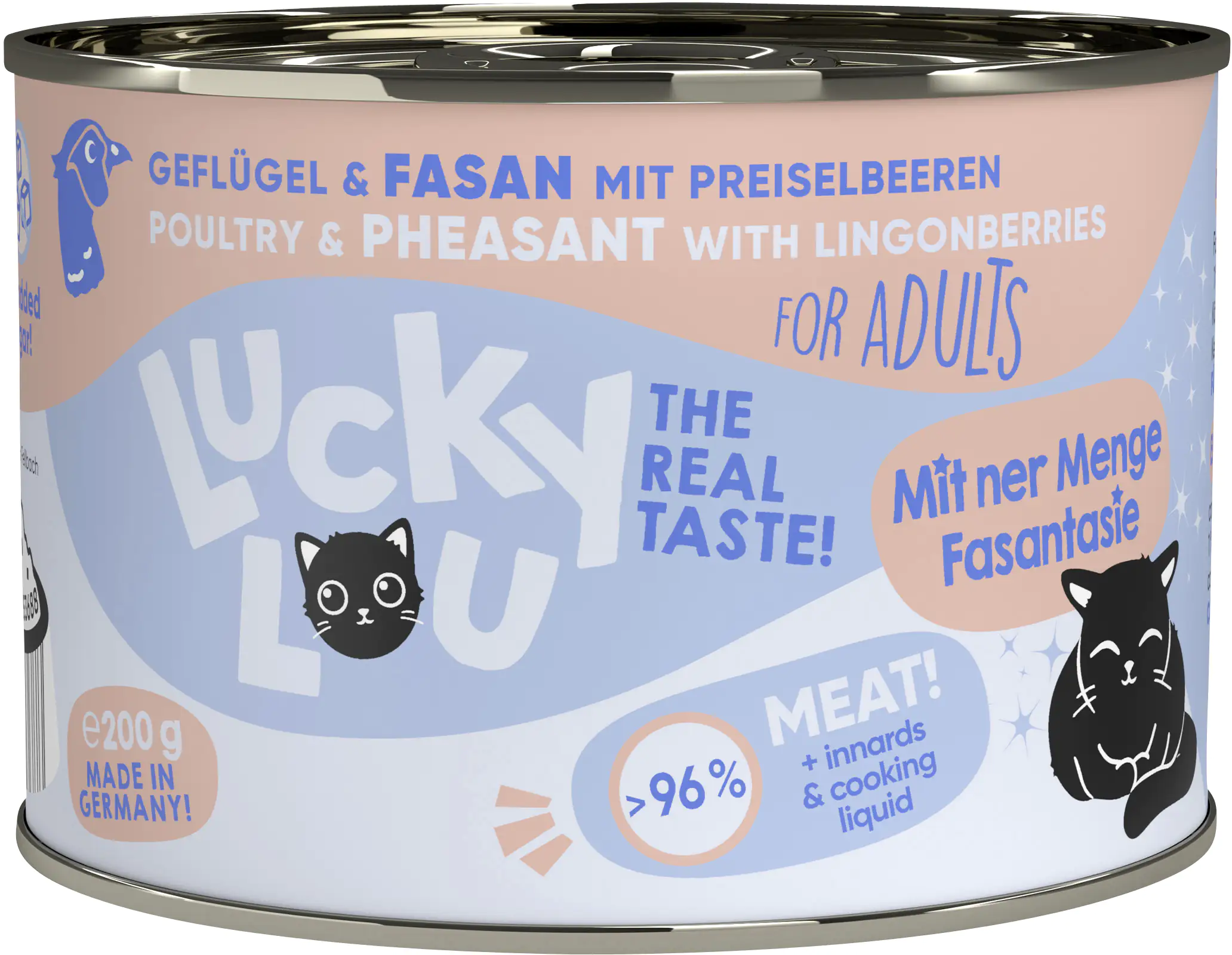 Lucky Lou Lifestage Adult Geflügel und Fasan 200g