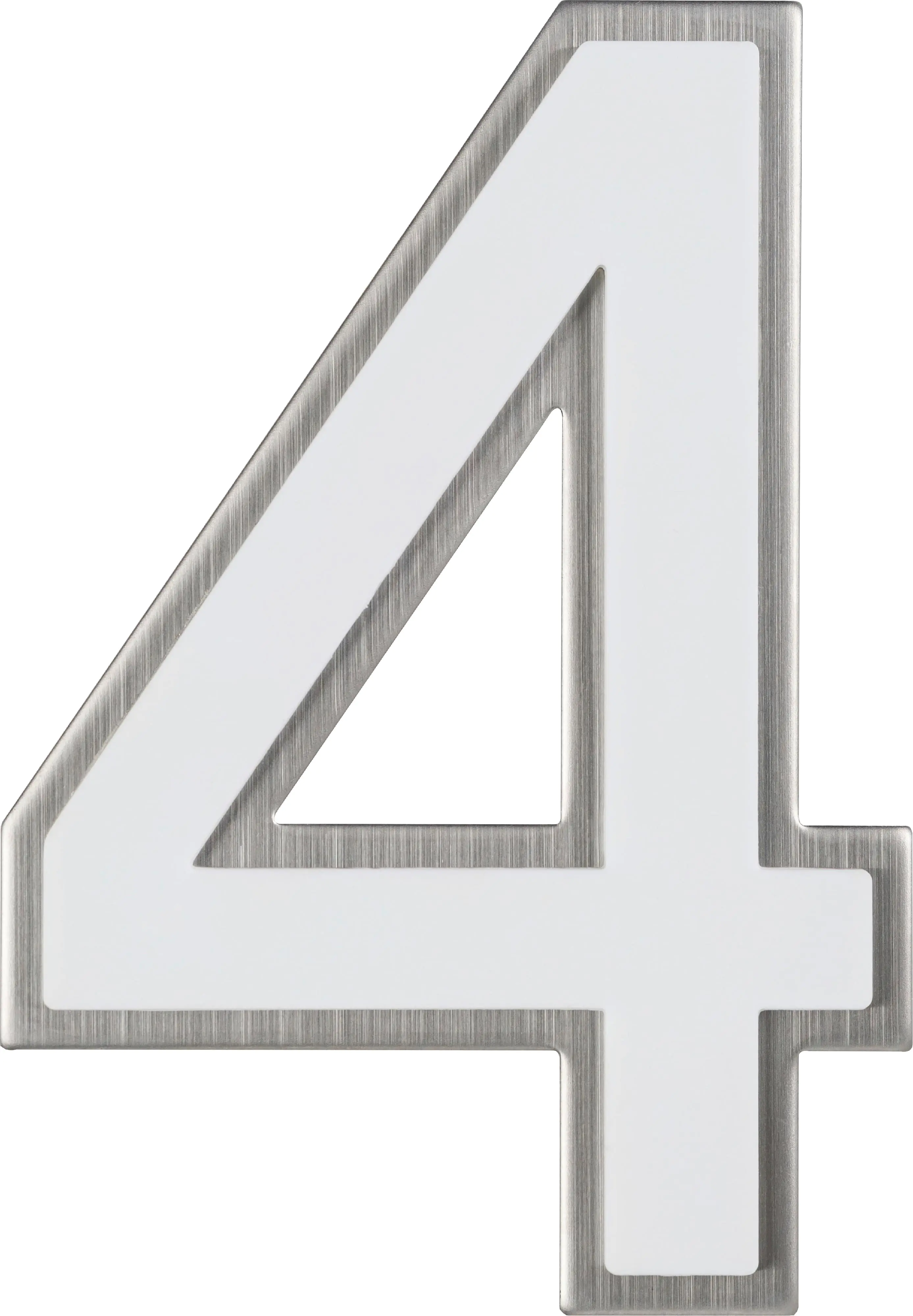 Alpertec Hausnummer 4 Nachtleuchtend