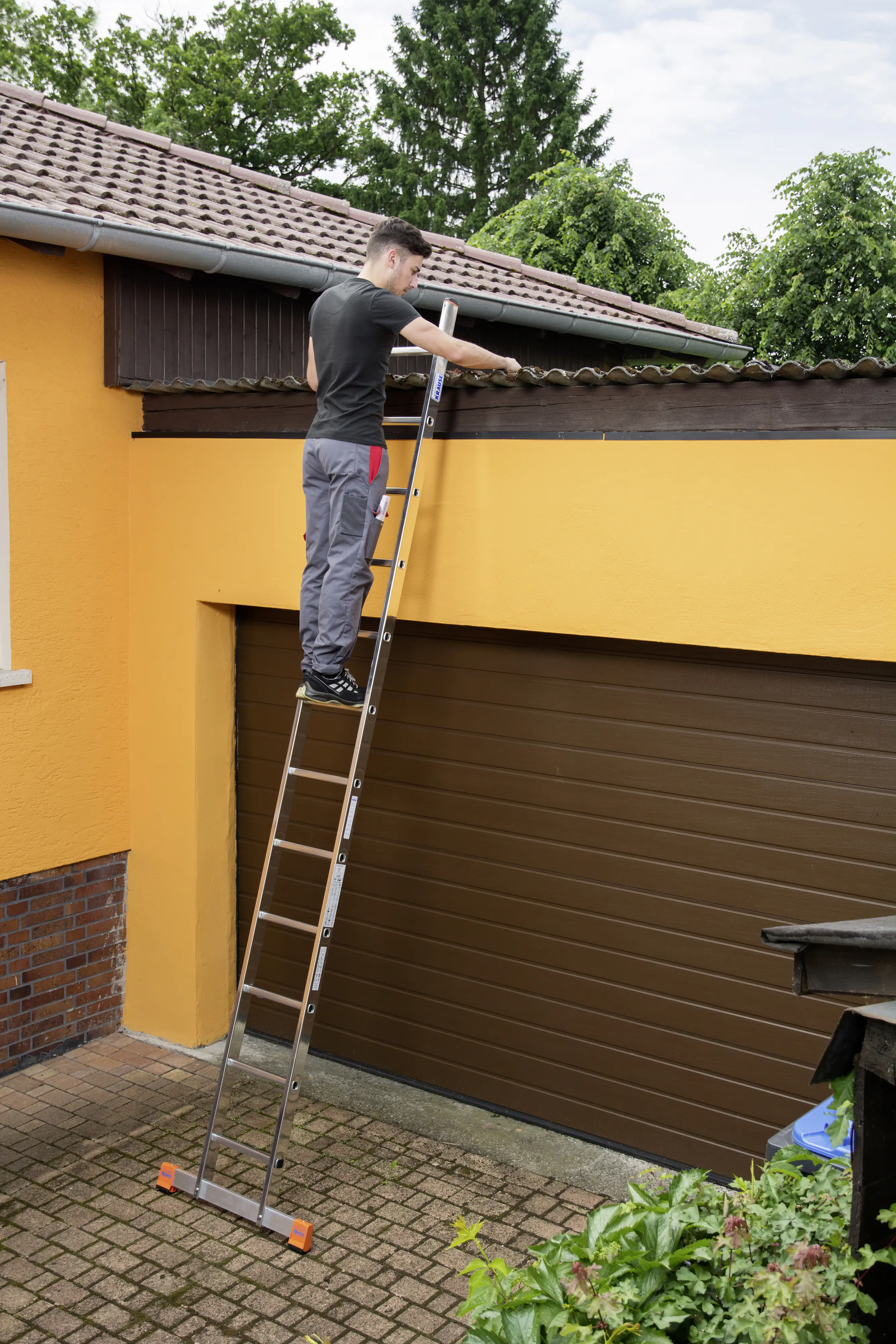 Krause Aluminium-Anlegeleiter MONTO Sibilo 4,40 m