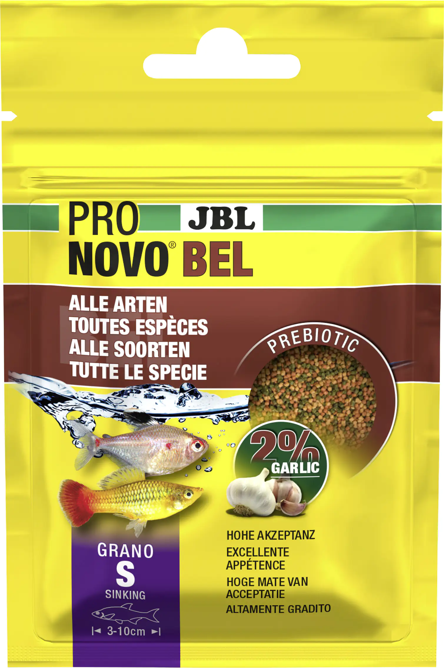 JBL Fischfutter Pronovo Bel Grano S Fischfuttergranulat 20 ml