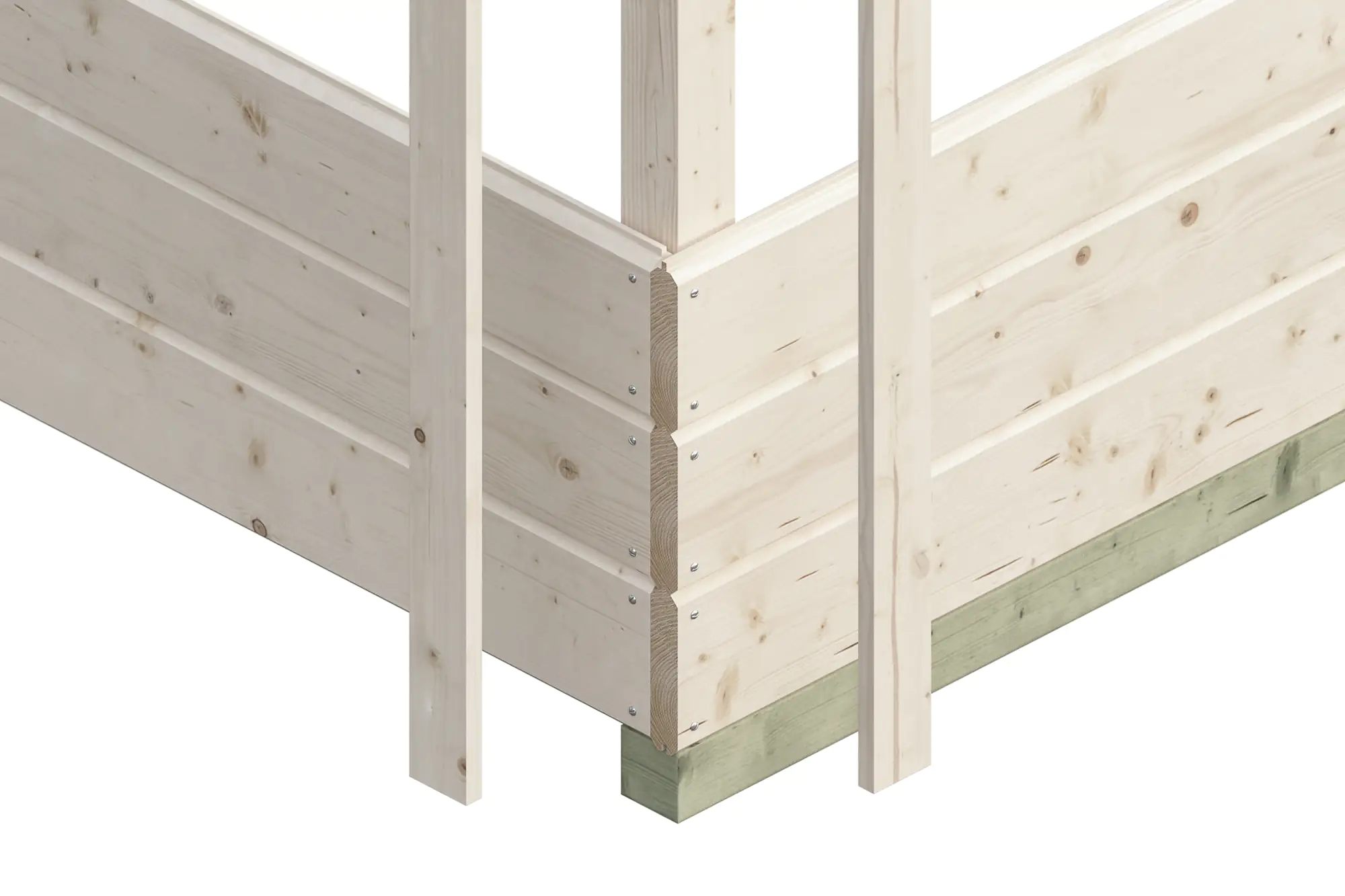 SKAN HOLZ Gartenhaus Breda 380 x 380 cm natur mit Fußboden SKAN HOLZ Gartenhaus Breda 380 x 380 cm natur mit Fußboden
