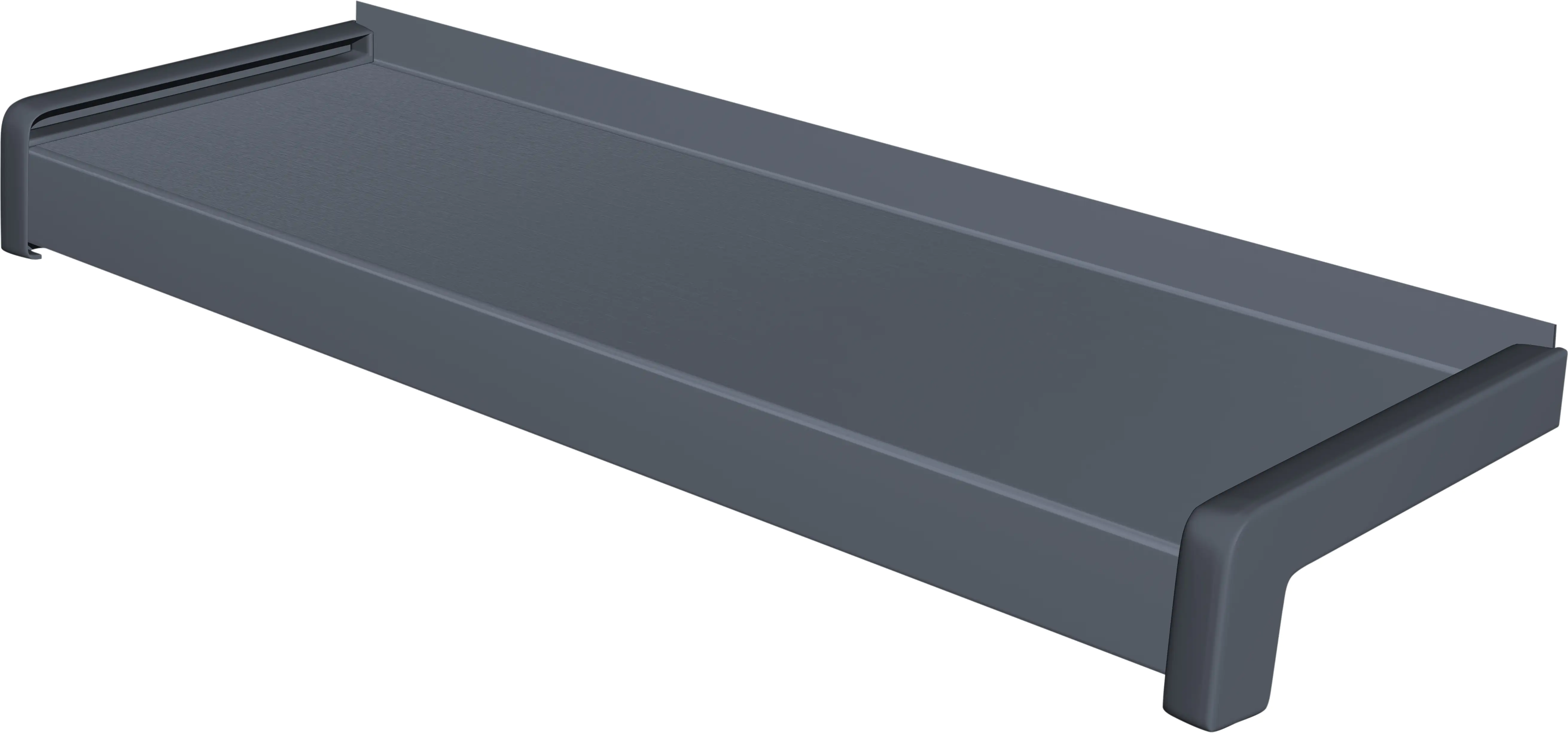 Sarei PVC Seitenteile anthrazit 110 mm