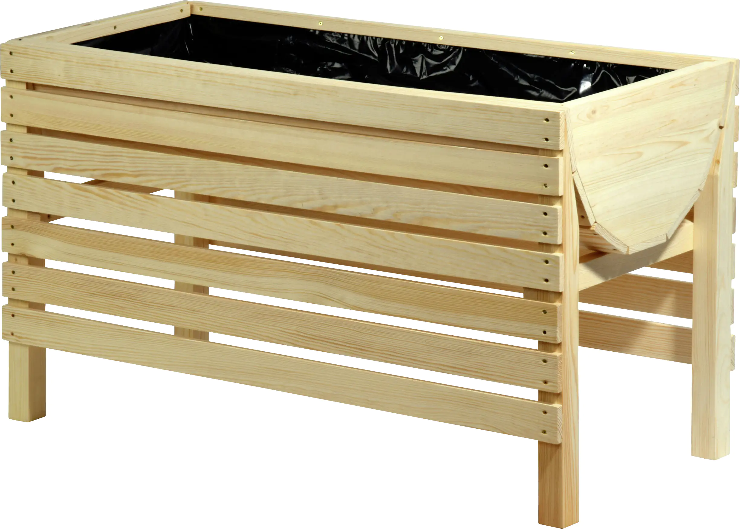 Dobar Hochbeet inkl. Pflanzfolie 100 x 45 x 60 cm