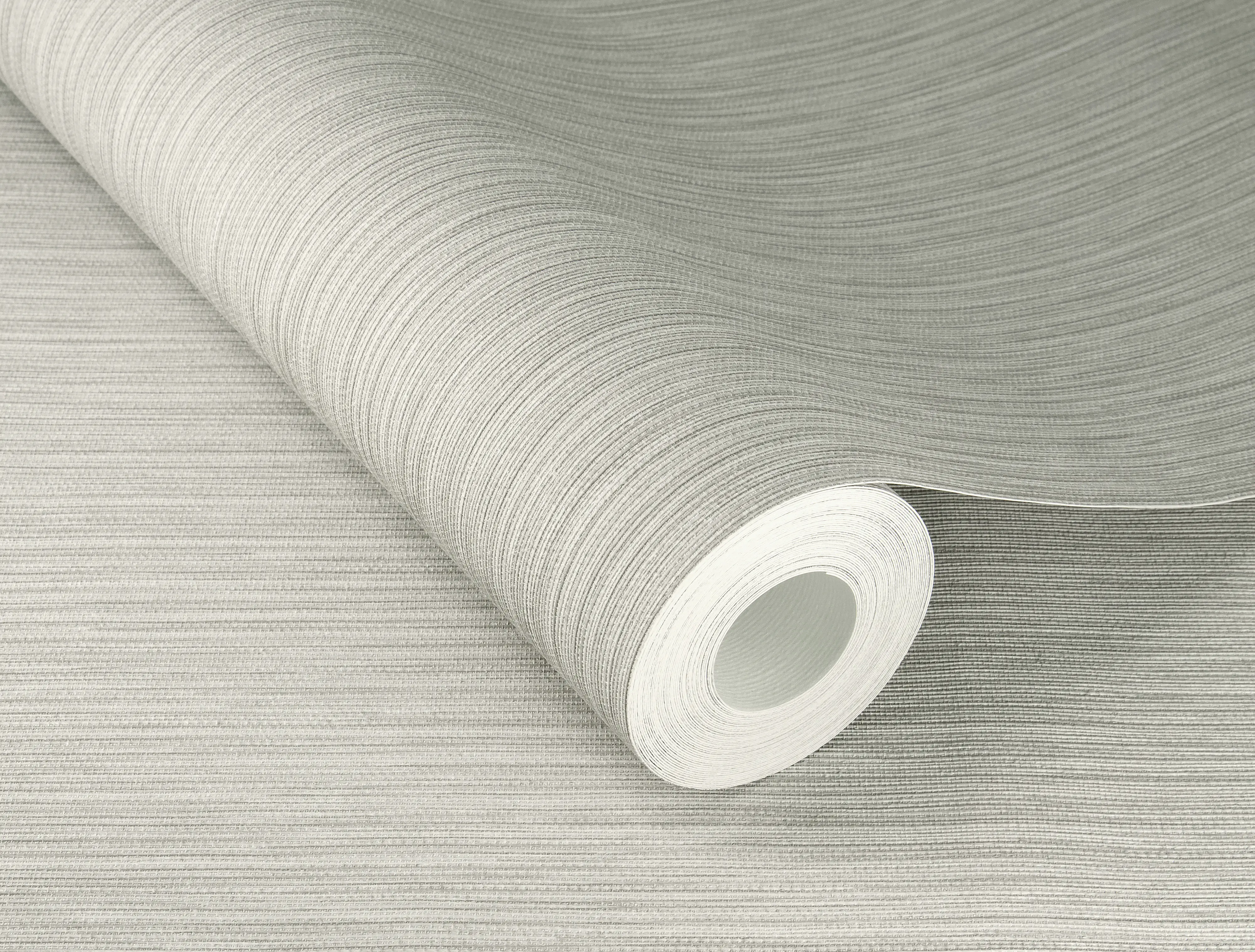 Rasch Vliestapete 537680 Grau-Hellgrau Uni 10,05 m x 0,53 m