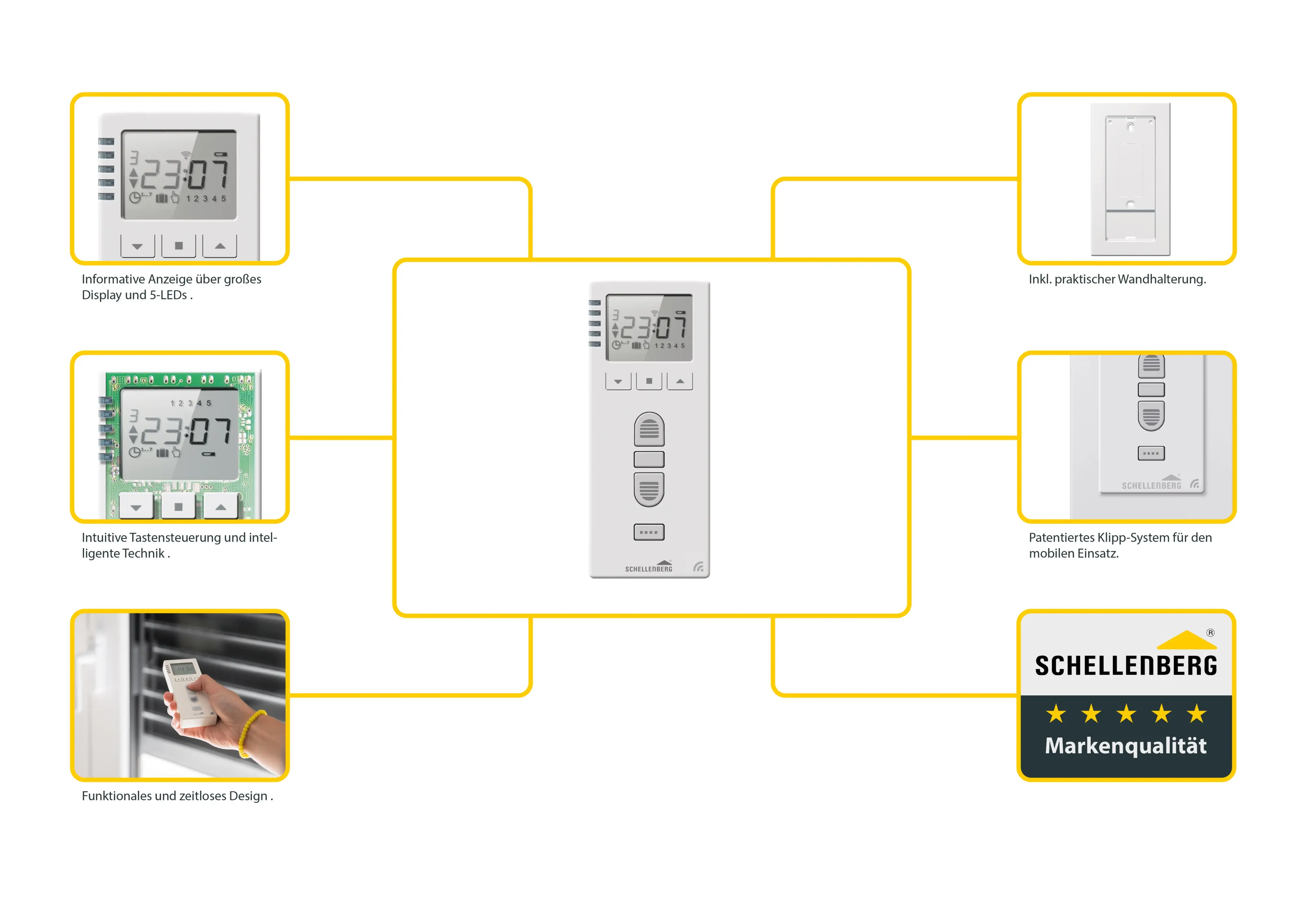 Schellenberg Funk-Zeitschaltuhr Premium, Aufputz