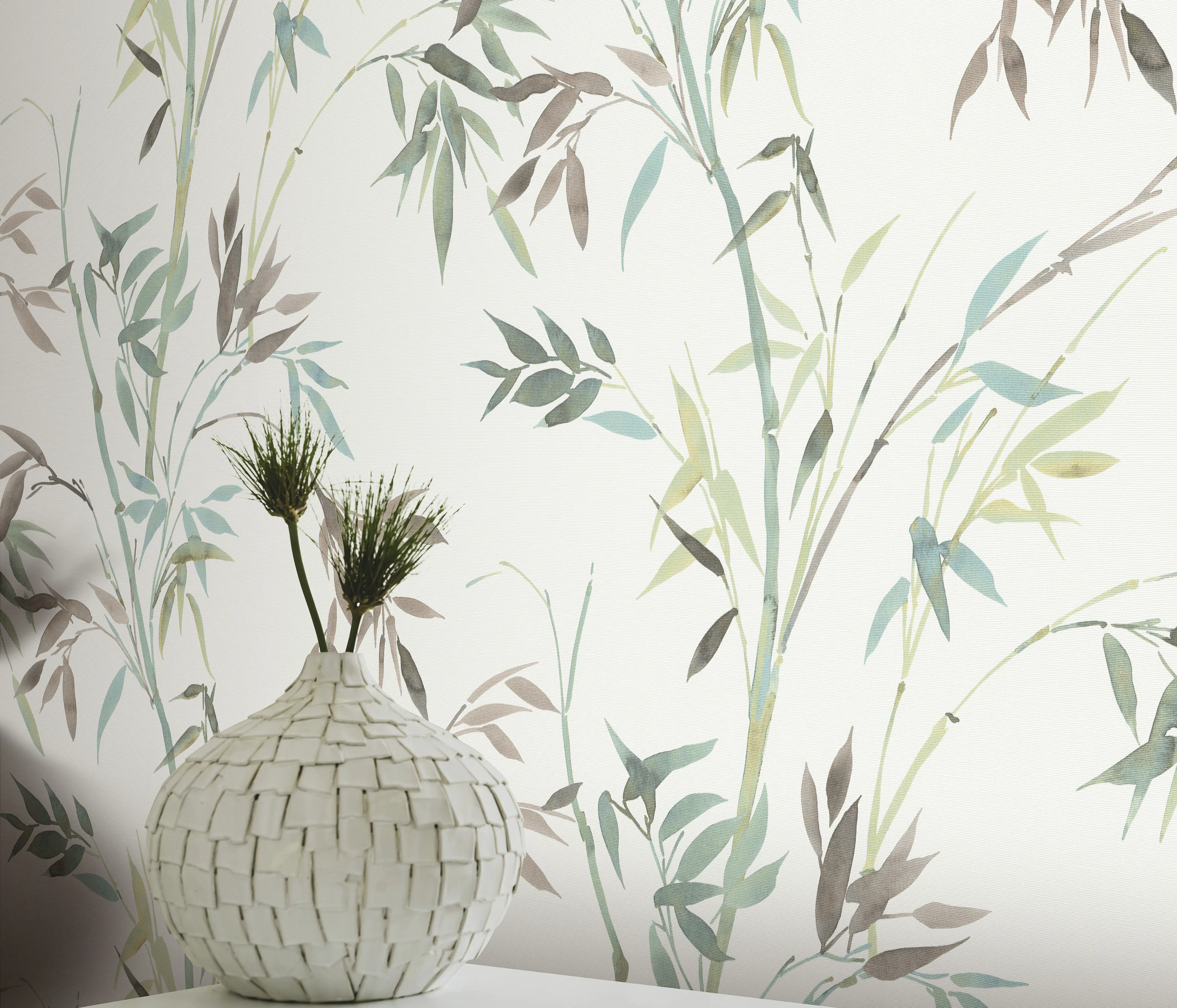 Erismann Vliestapete Floral türkis 10,05 x 0,53 m