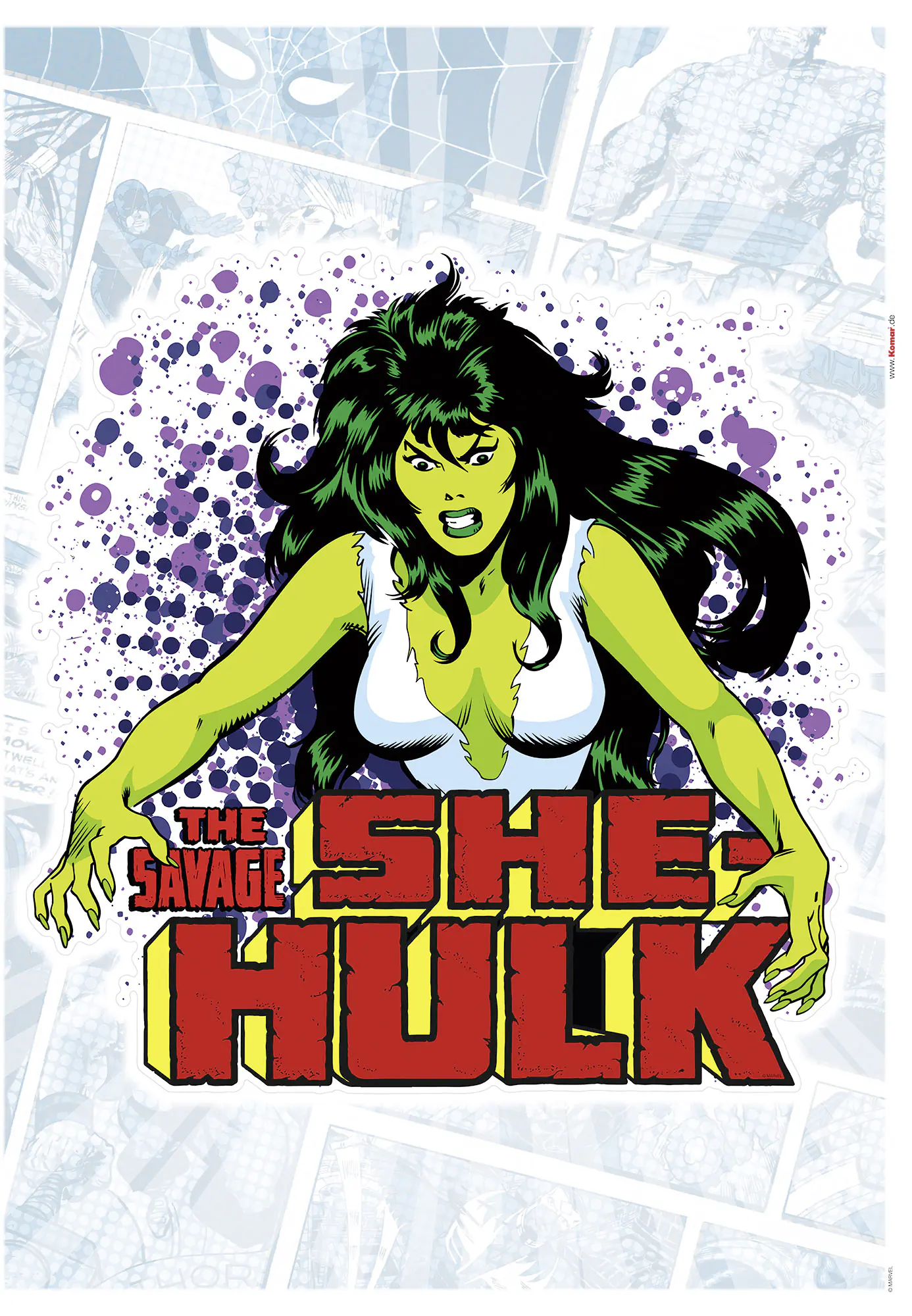 Komar Dekosticker She-Hulk Classic 50 x 70 cm  