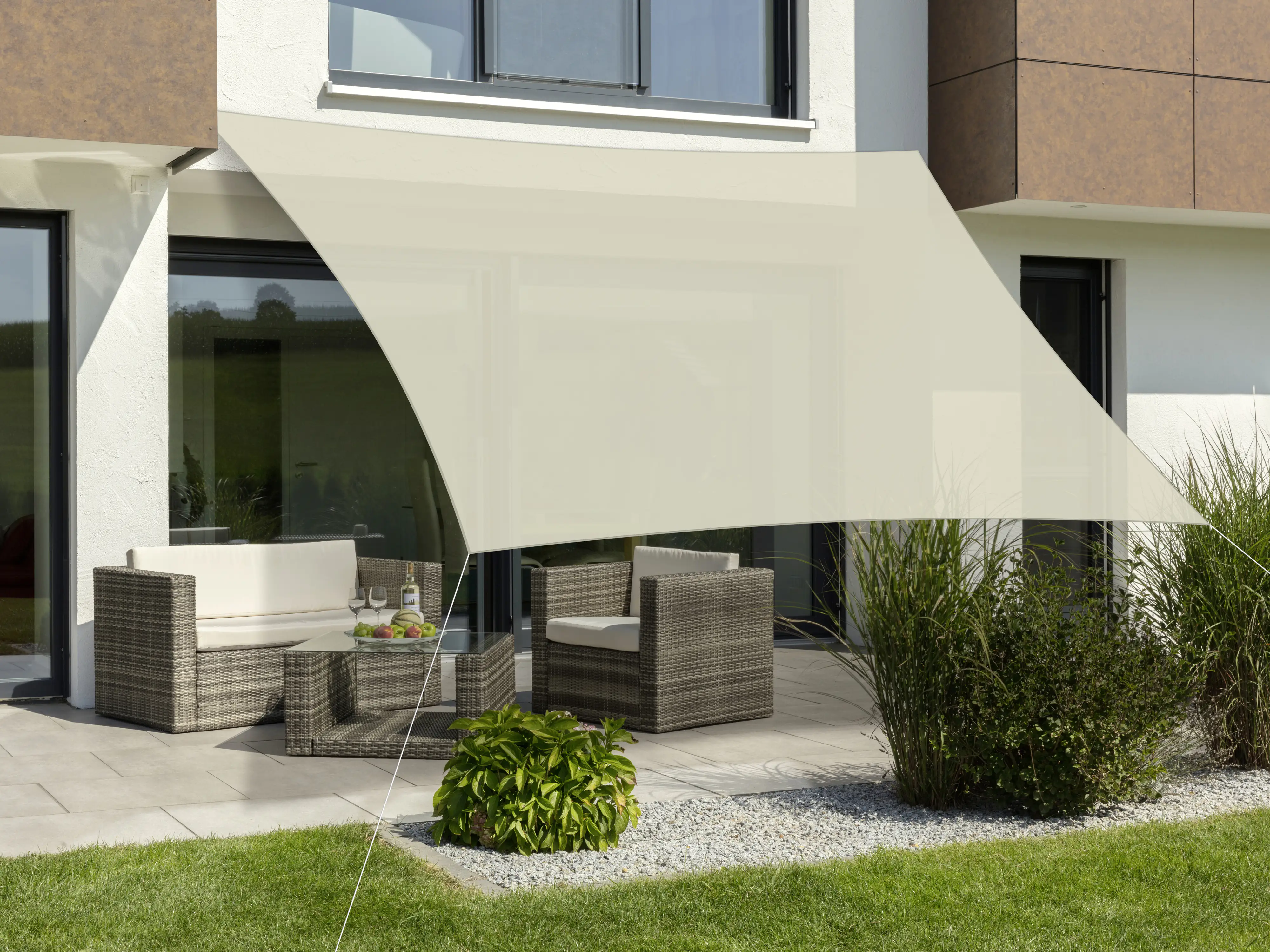 Schneider Sonnensegel Teneriffa natur 500 x 500 cm