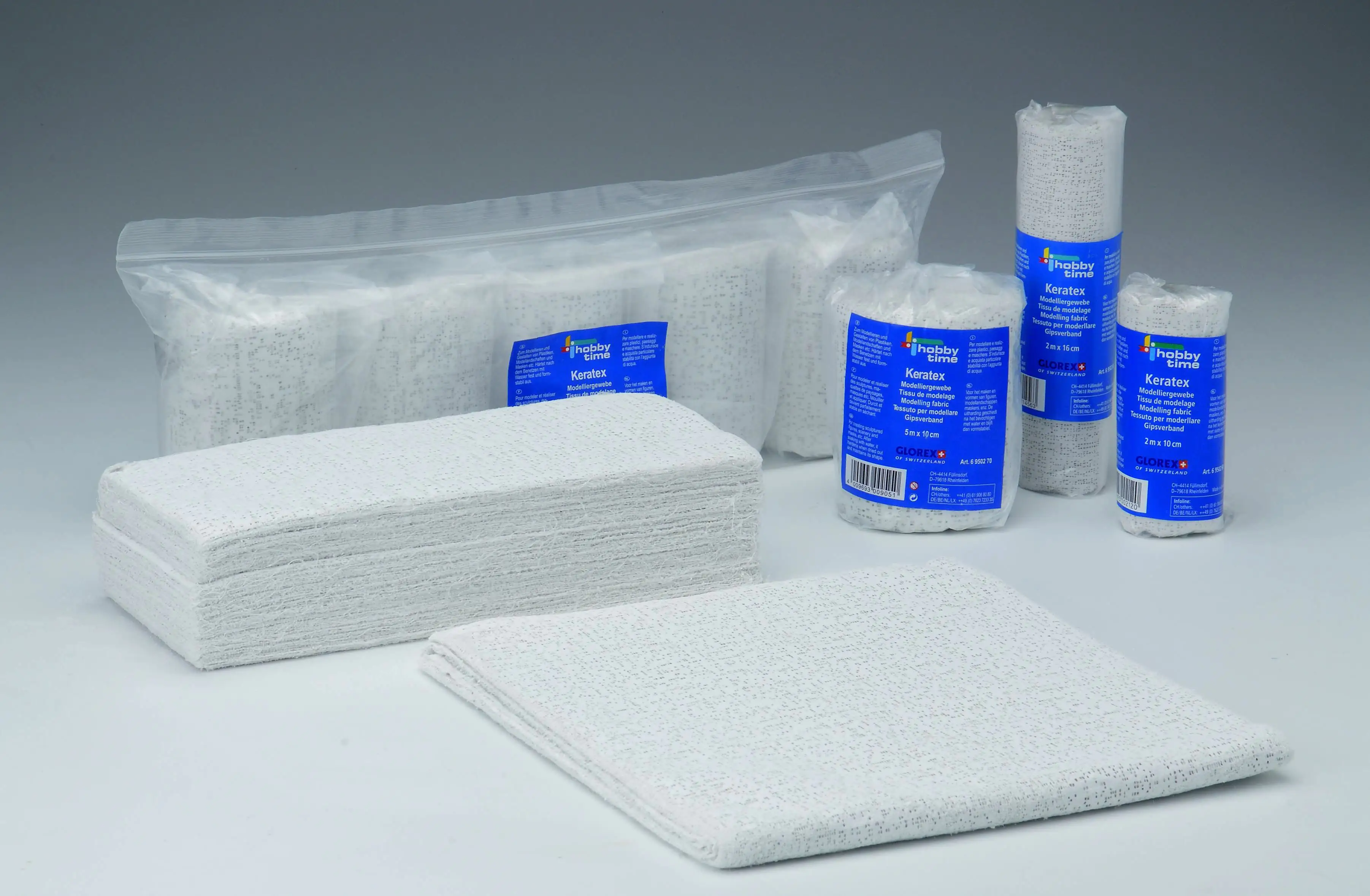 Glorex Gipsbinde 2 m x 10 cm