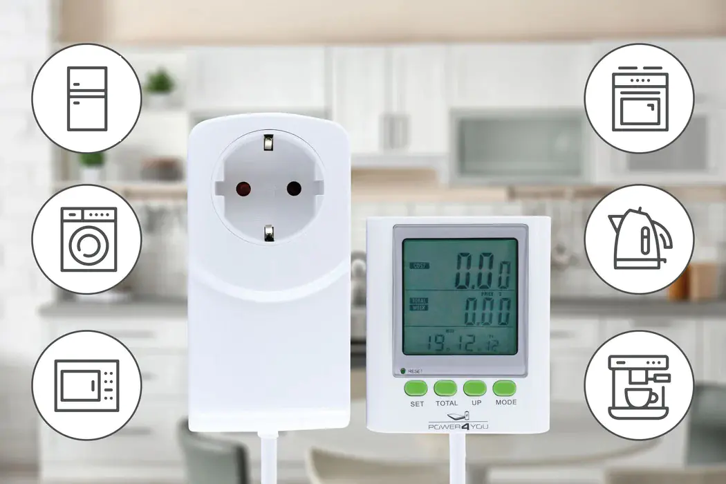 Schwaiger Energiekosten Messgerät STEM0015 Display, weiß, IP20