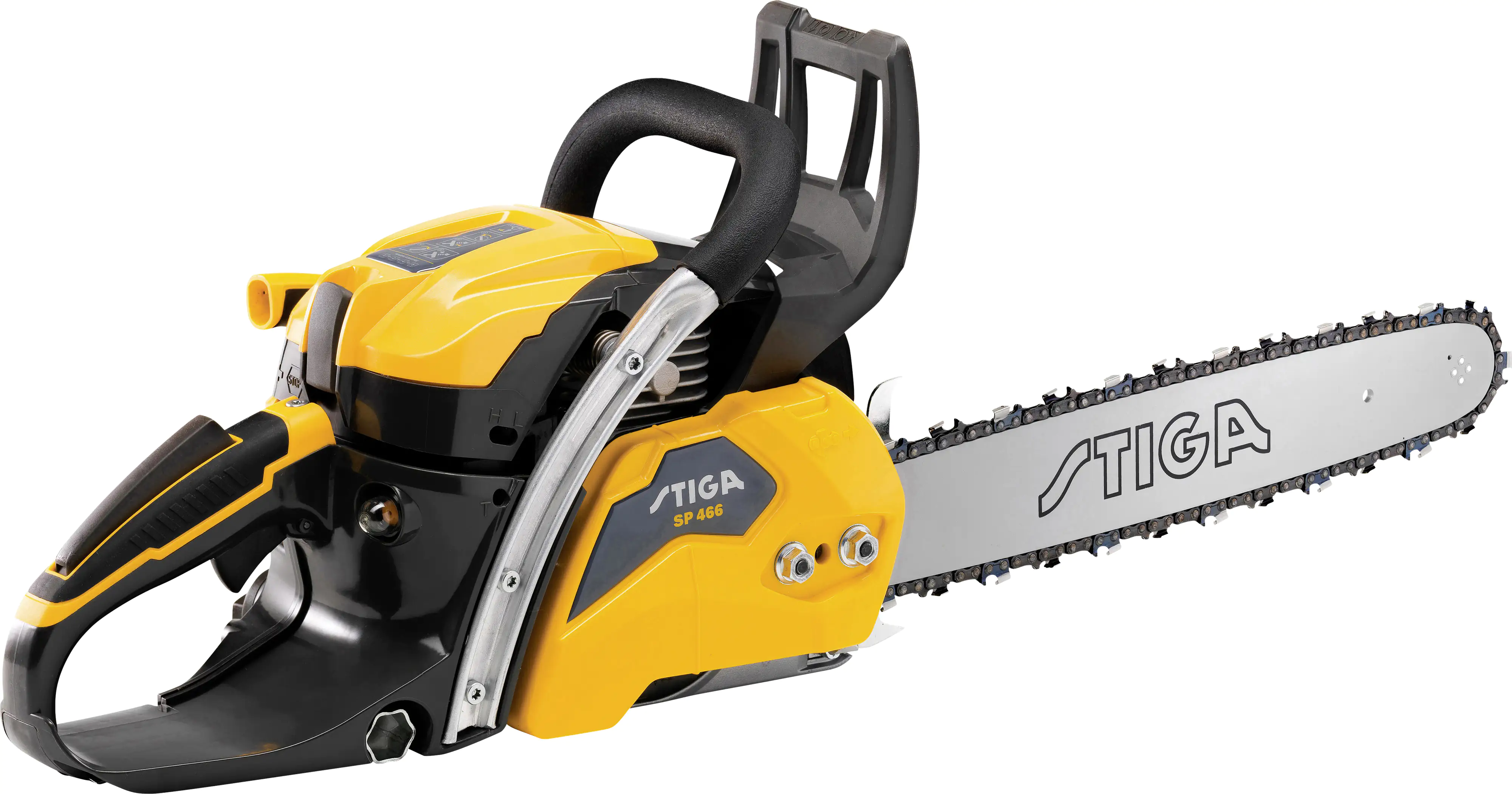 Stiga Benzin Kettensäge SP 466 2,0 kW, 38 cm Schwertlänge Stiga Benzin Kettensäge SP 466 2,0 kW, 38 cm Schwertlänge