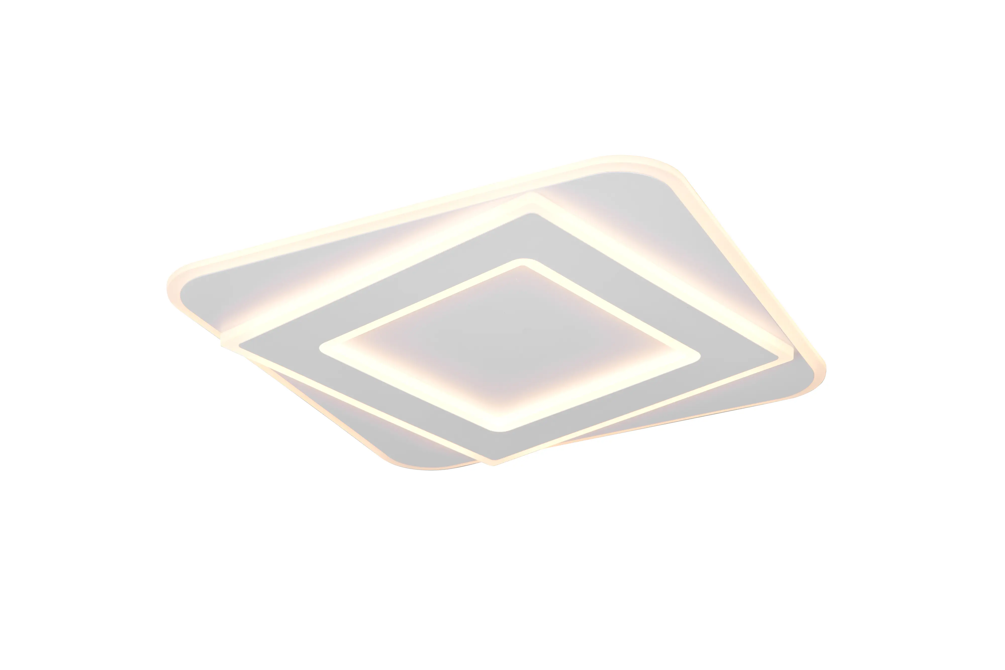 Trio LED-Deckenleuchte Emilio 30x30 cm weiß matt Color Switch 