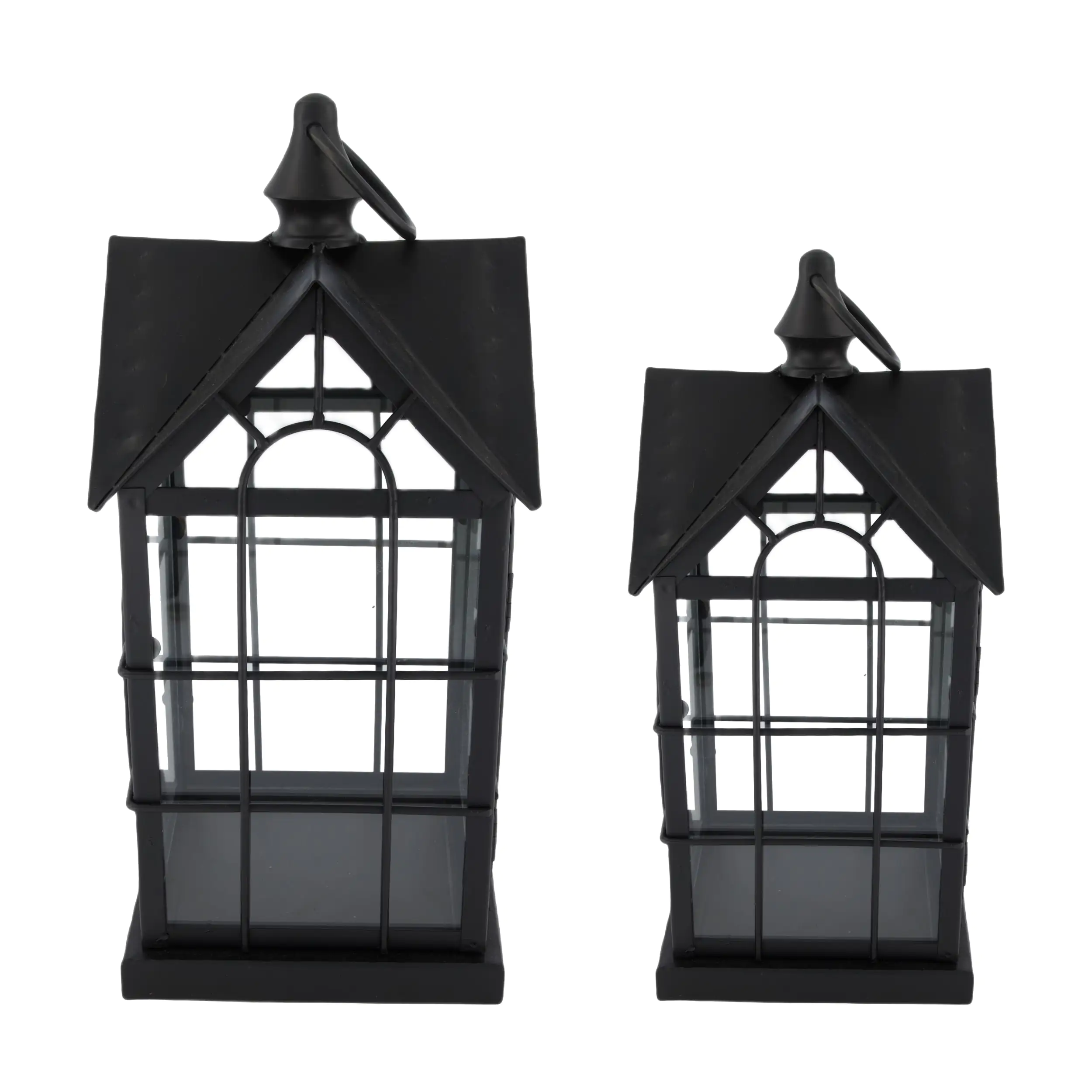 Dijk Laterne Metall schwarz 16,5 x 16,5 x 35,5 cm