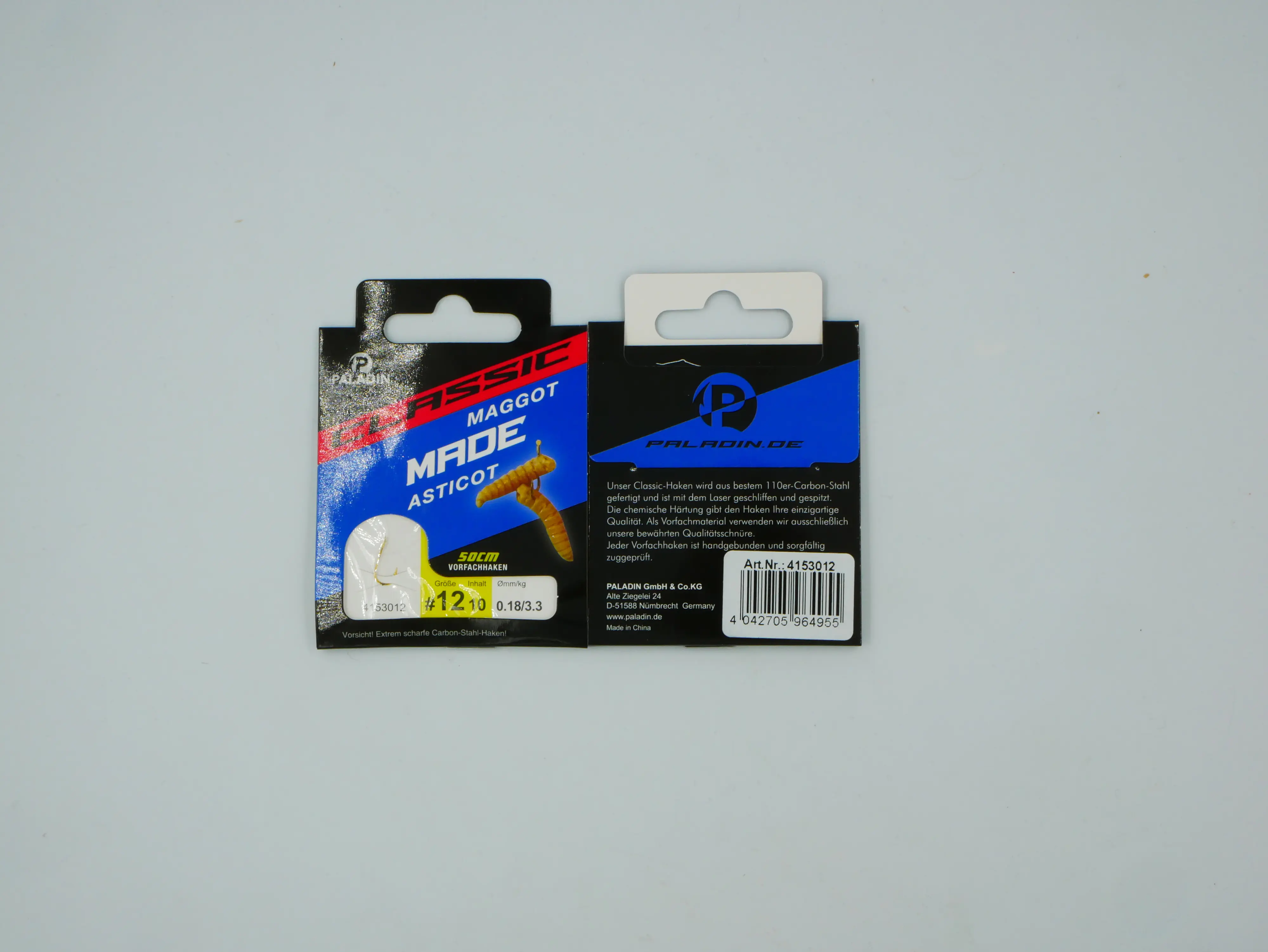 Paladin Madenhaken gebunden Größe 12 50 cm 10 Stück gold