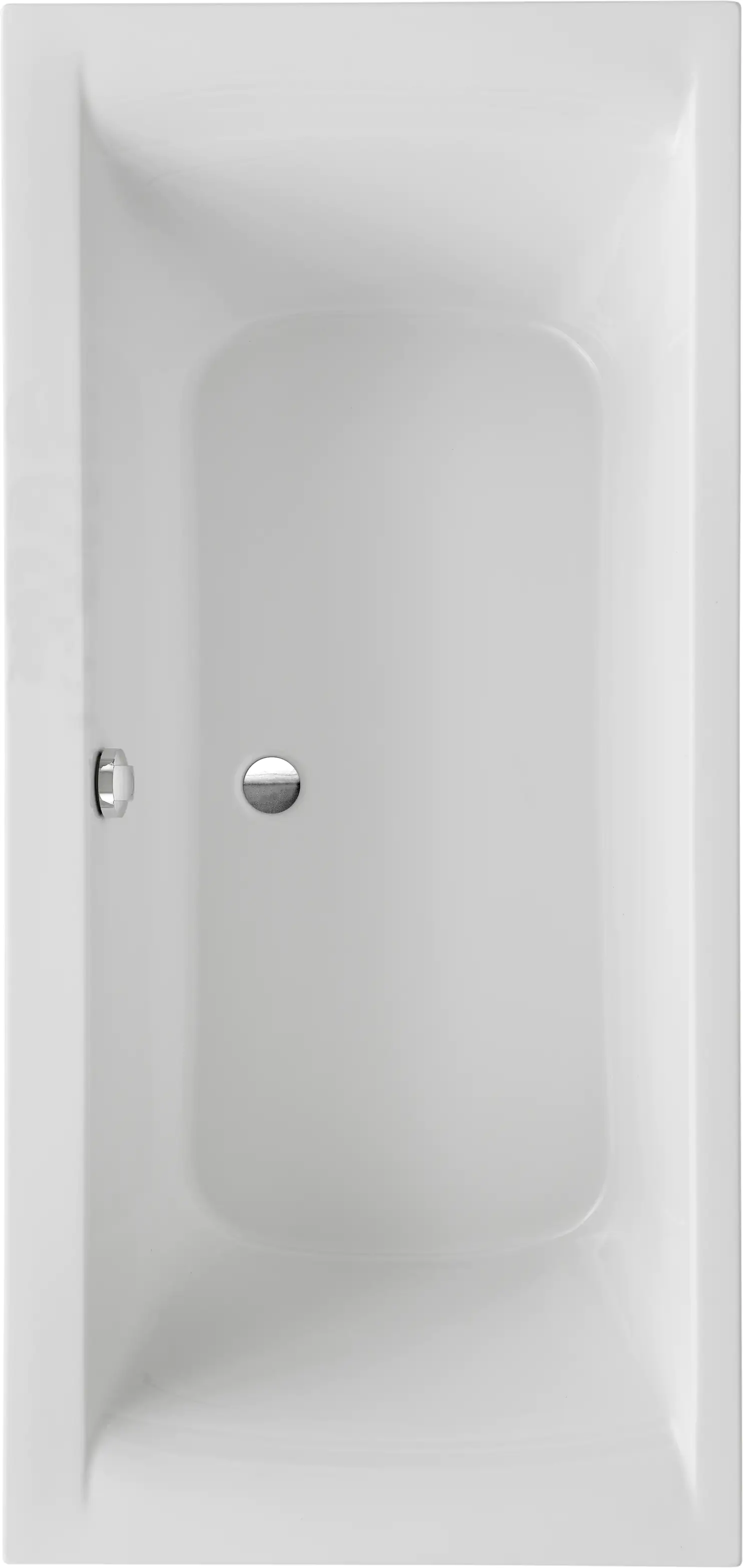 Ottofond Badewanne Rosa 200 x 90 x 45 cm, weiß