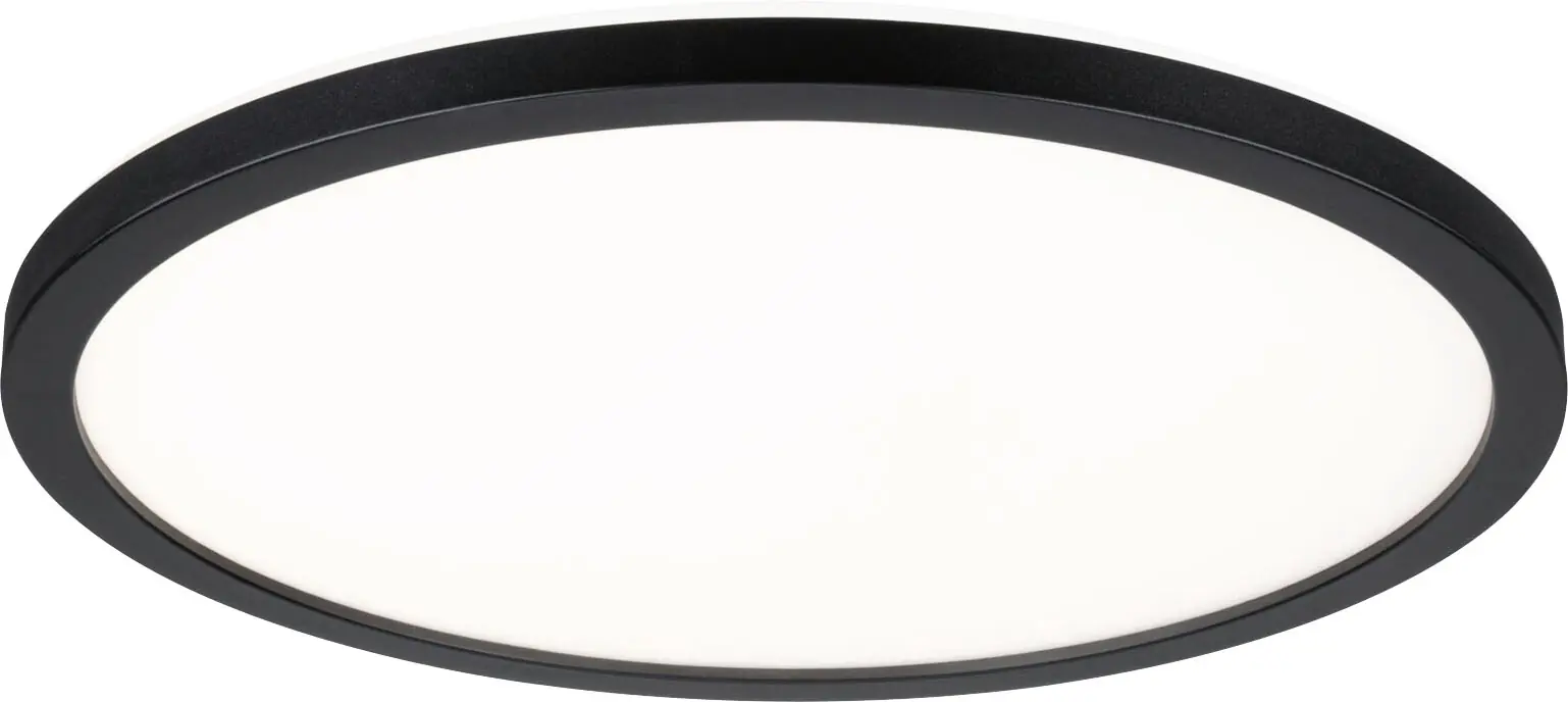 Paulmann LED Panel Atria Shine schwarz Ø 29,3 cm warmweiß
