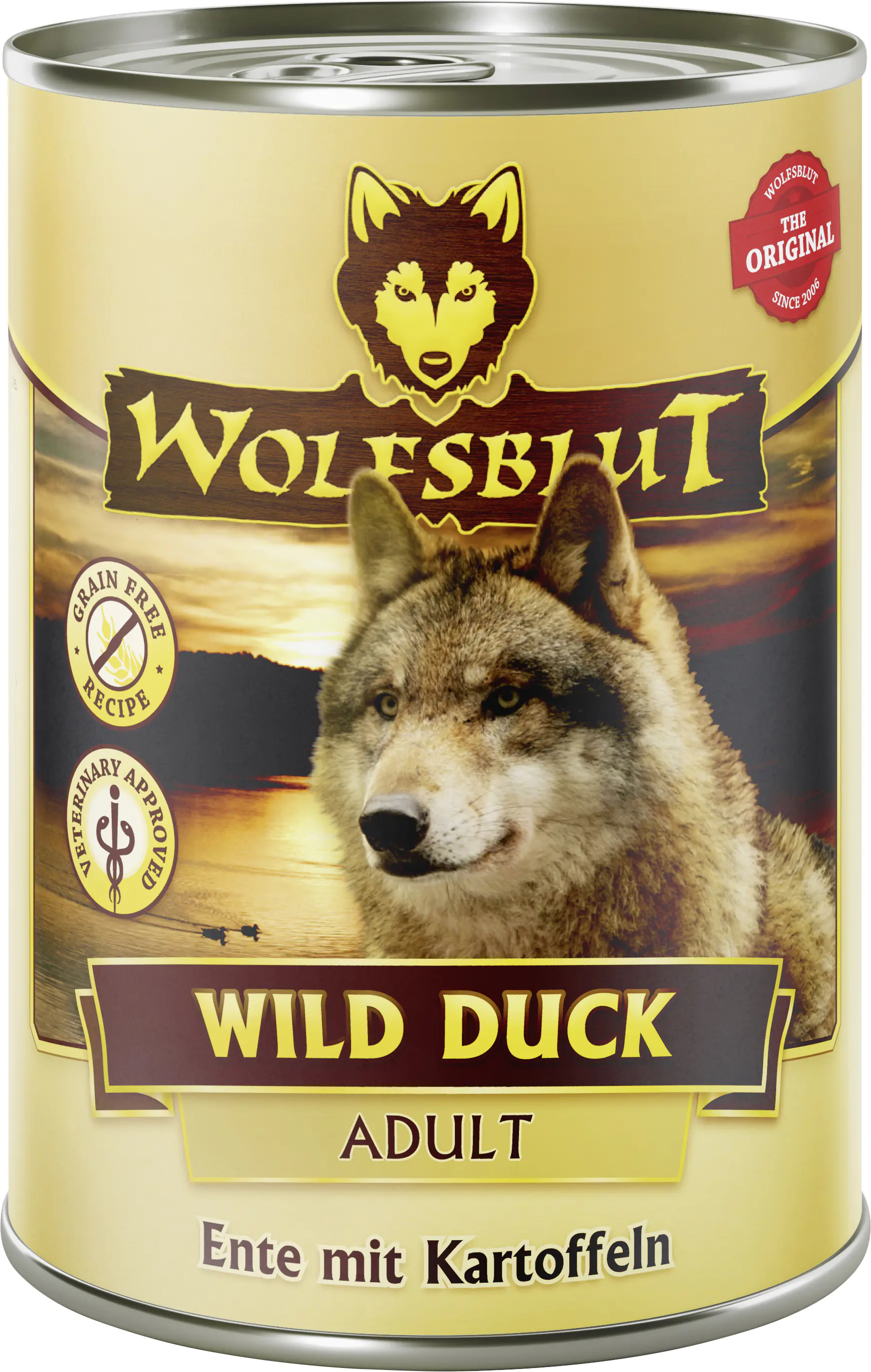 Wolfsblut Hundenassfutter Adult 395 g Ente