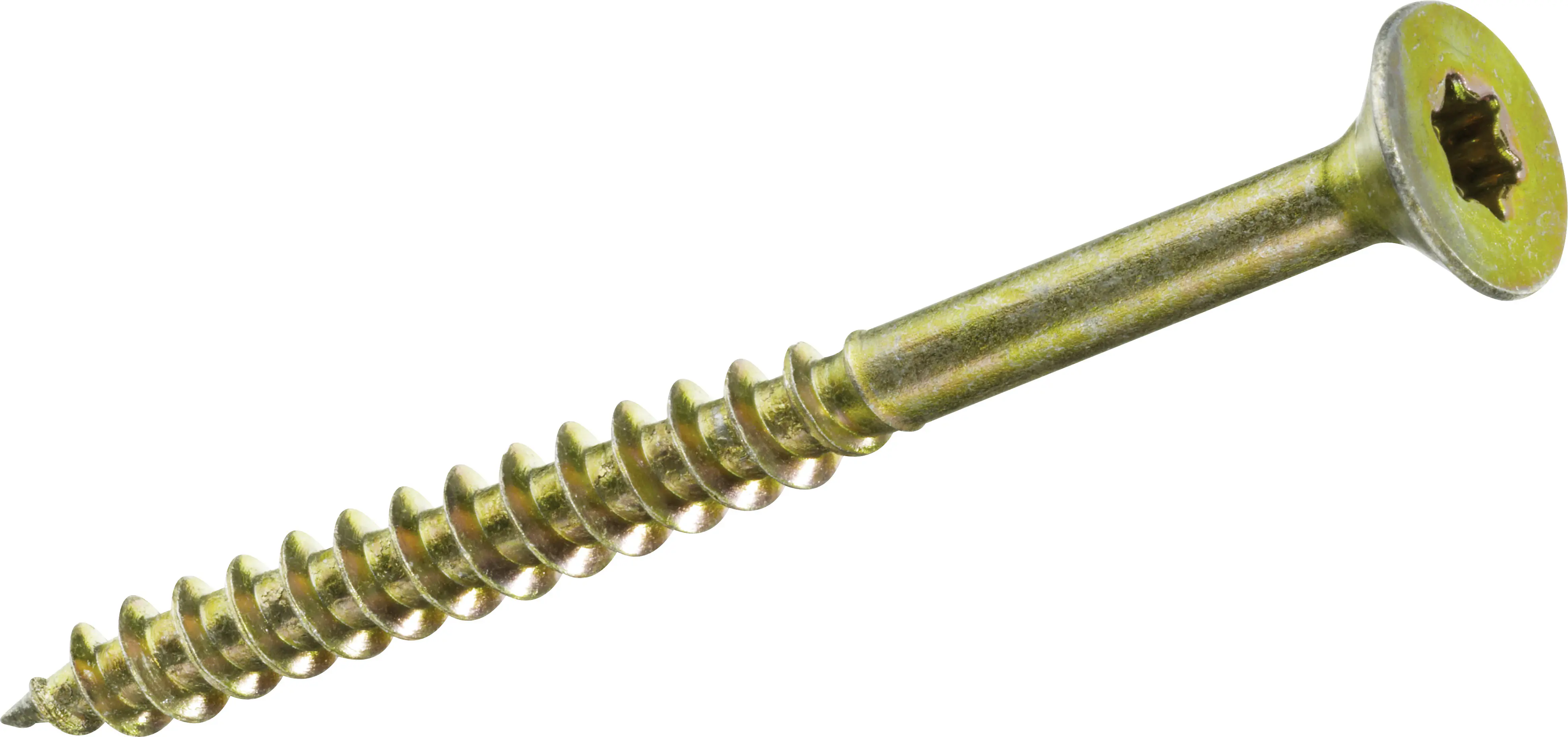 HSI Spanplattenschrauben TX25 Ø 4,5 x 50 mm - 150 Stück Stahl gelb verzinkt