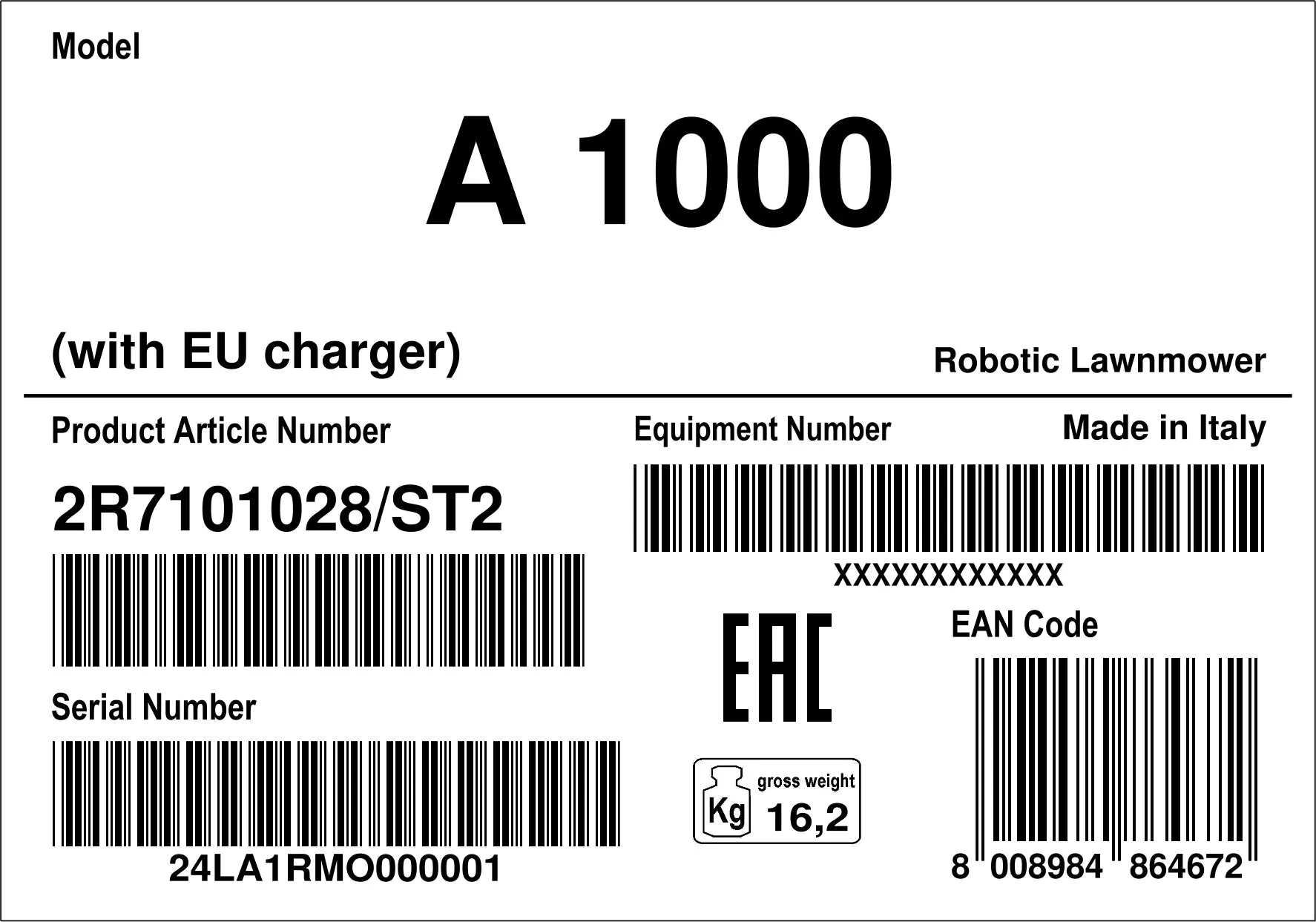 Stiga Mähroboter A 1000 18 cm Schnittbreite Smart