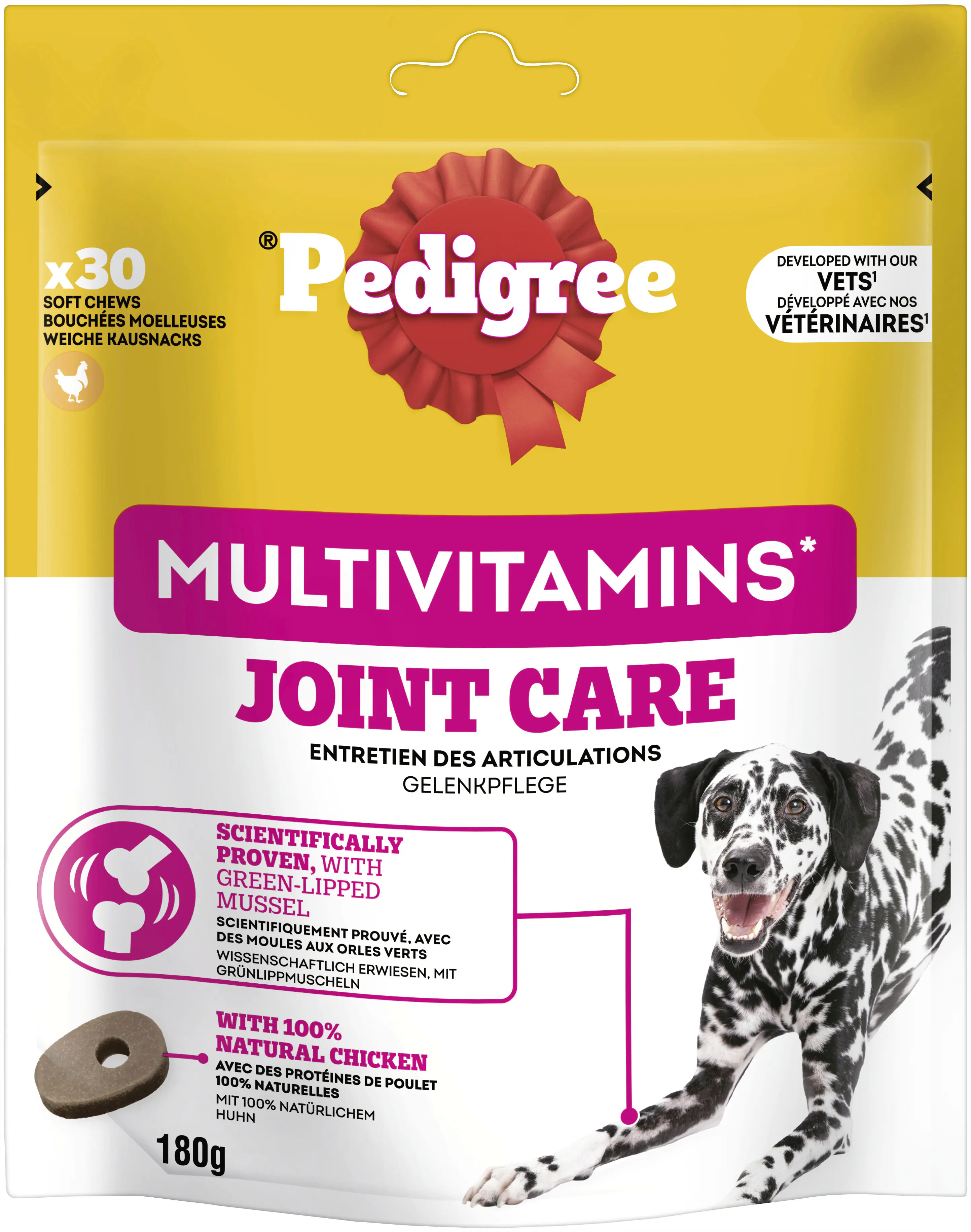 Pedigree Joint Care Hundeleckerli 180 g Huhn
